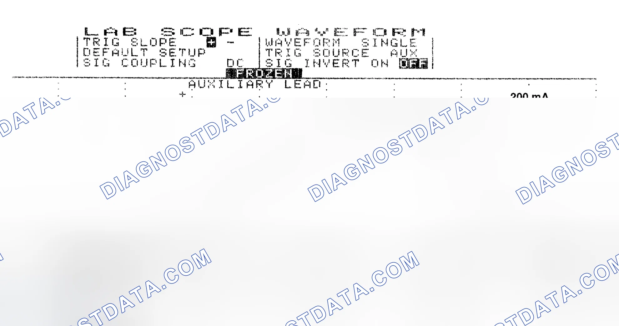 Scheme 13: Single Injector w/Normal Current Flow - Current Pattern