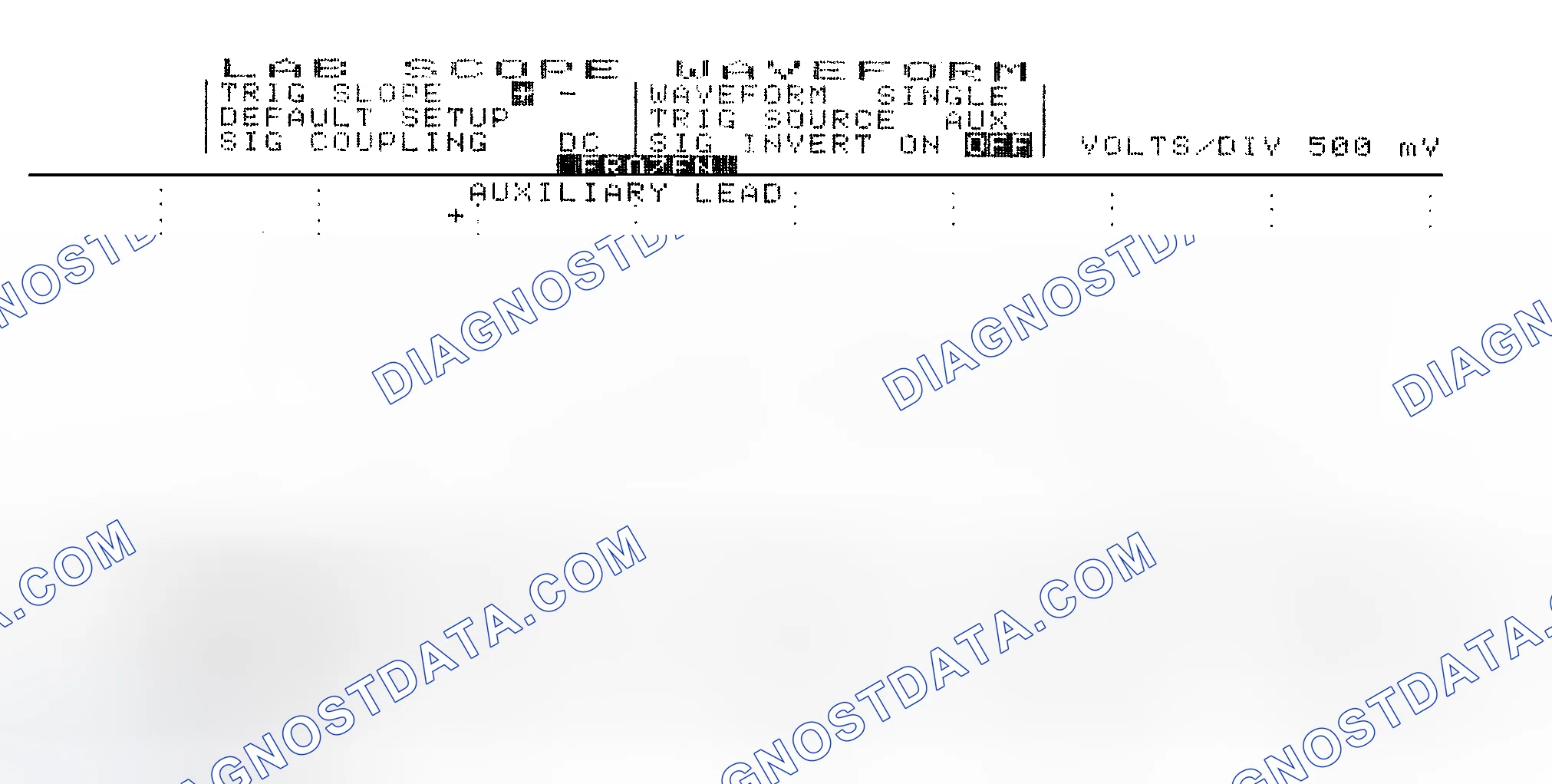 Scheme 14: Single Injector w/Excessive Current Flow - Current Pattern