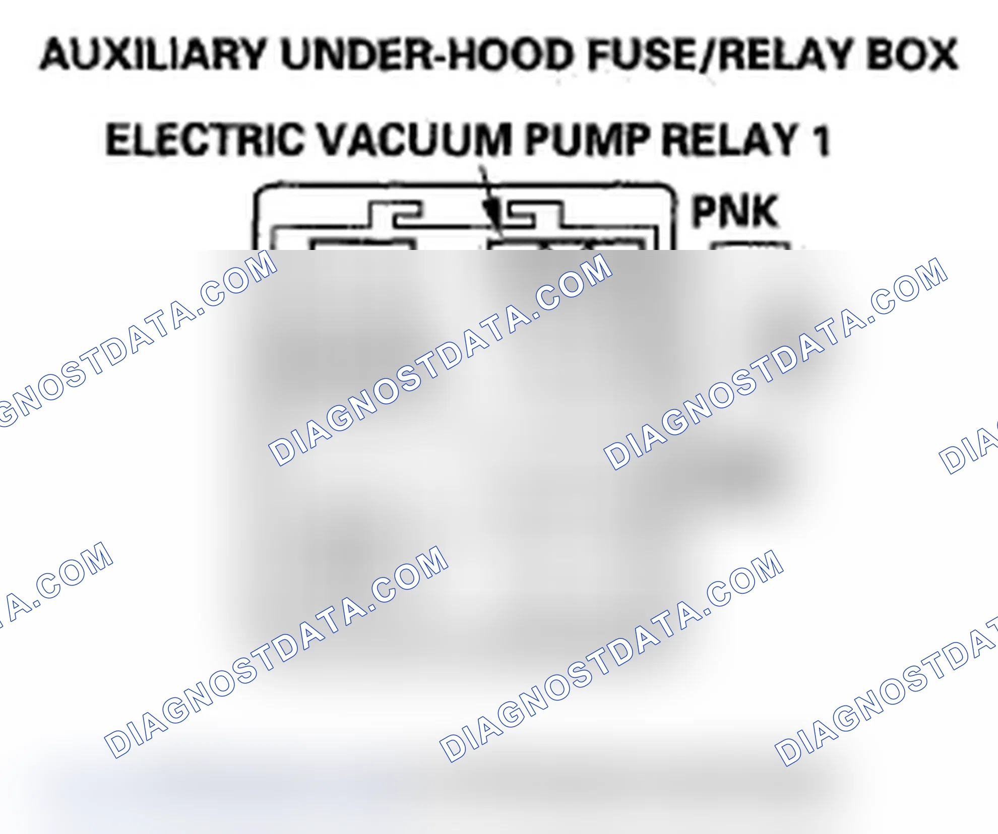Scheme 124: DTC P16DD: Electric Vacuum Pump Relay 1 Stuck ON