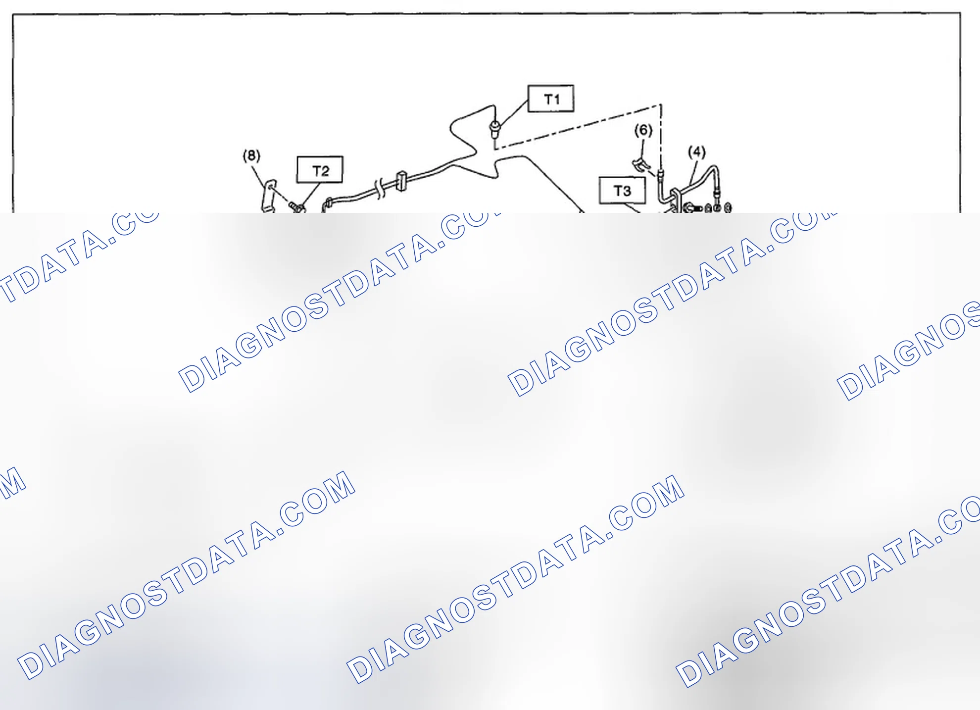 Scheme 5: CENTER AND REAR BRAKE PIPES AND HOSES