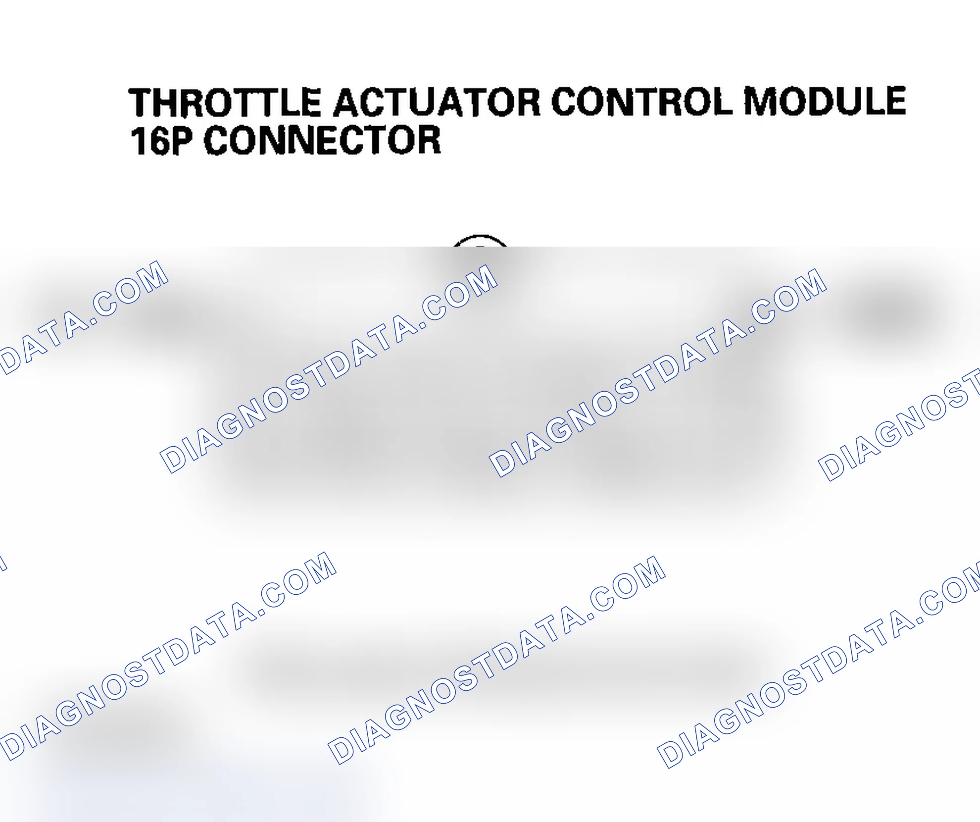 Scheme 373: DTC P2118: Throttle Actuator Current Circuit Range/Performance Problem