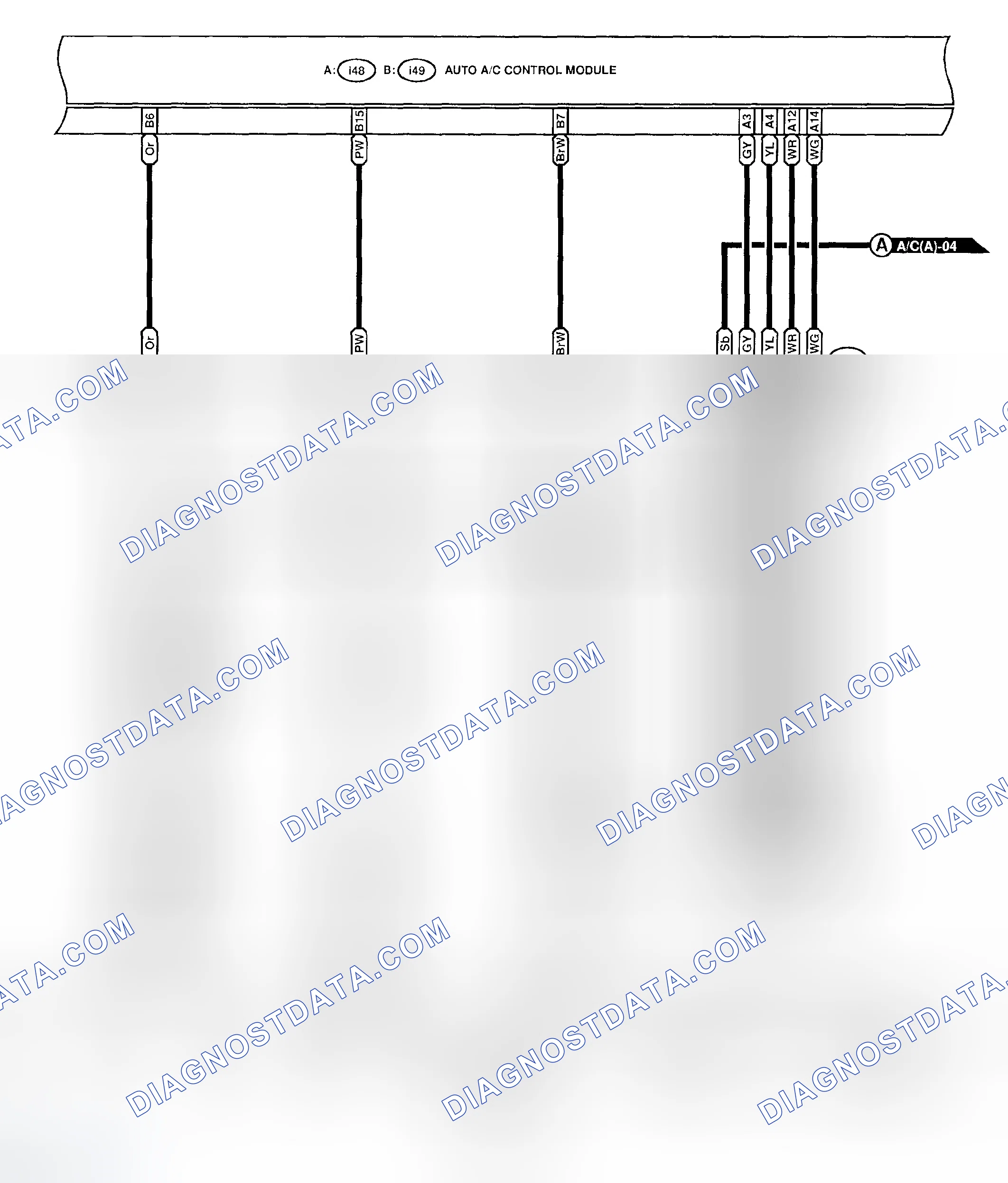 Scheme 51: Air Conditioner Auto A/C Schematic (3 Of 4)