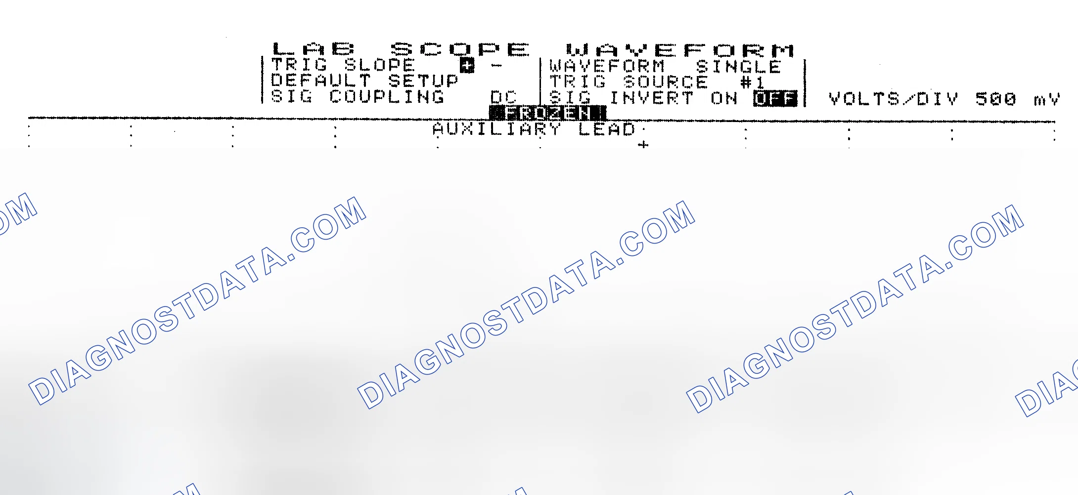 Scheme 10: Single Injector w/Excessive Current Flow - Current Pattern