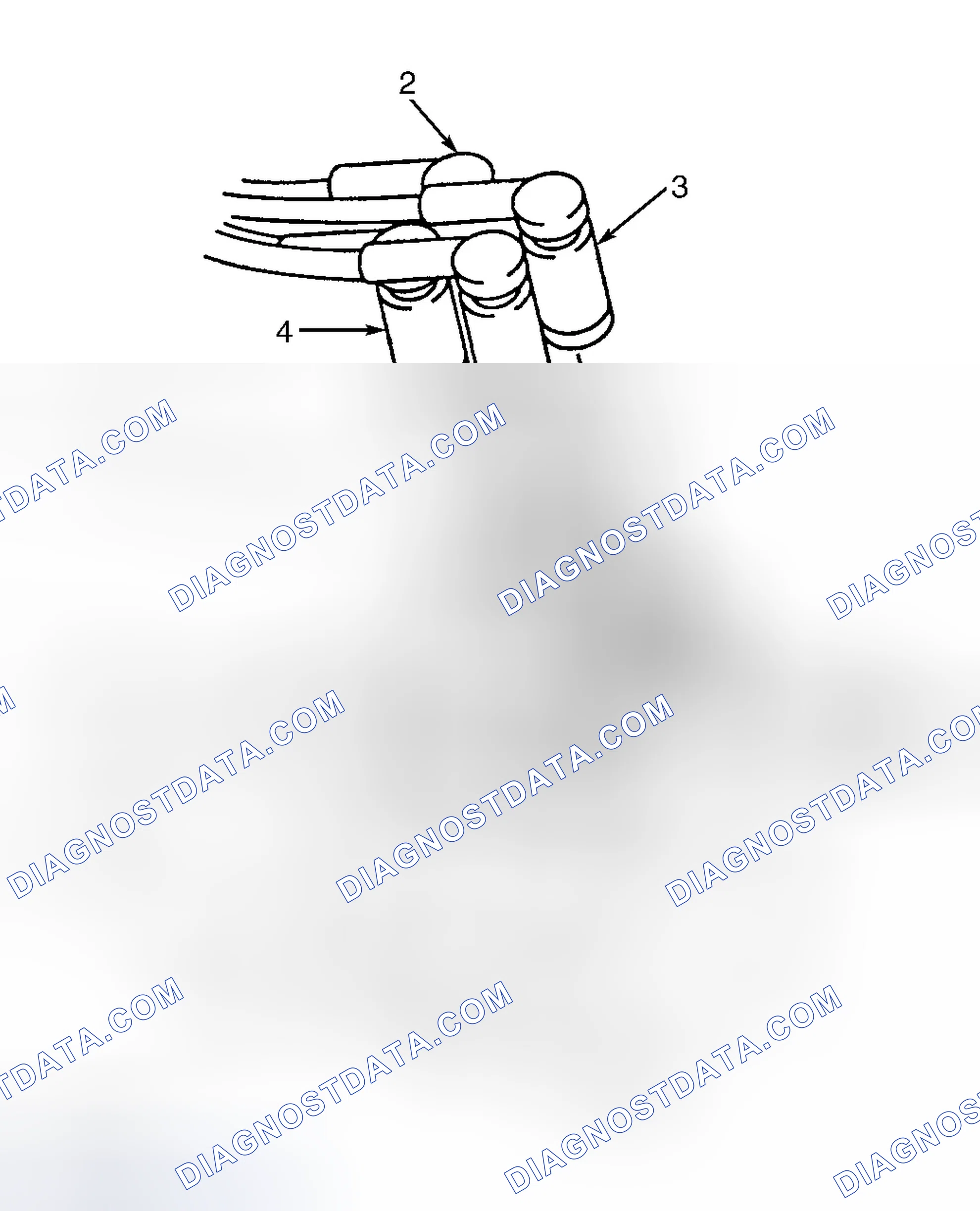 Scheme 9: Ignition Wire Routing (Mazda6 2.3L)