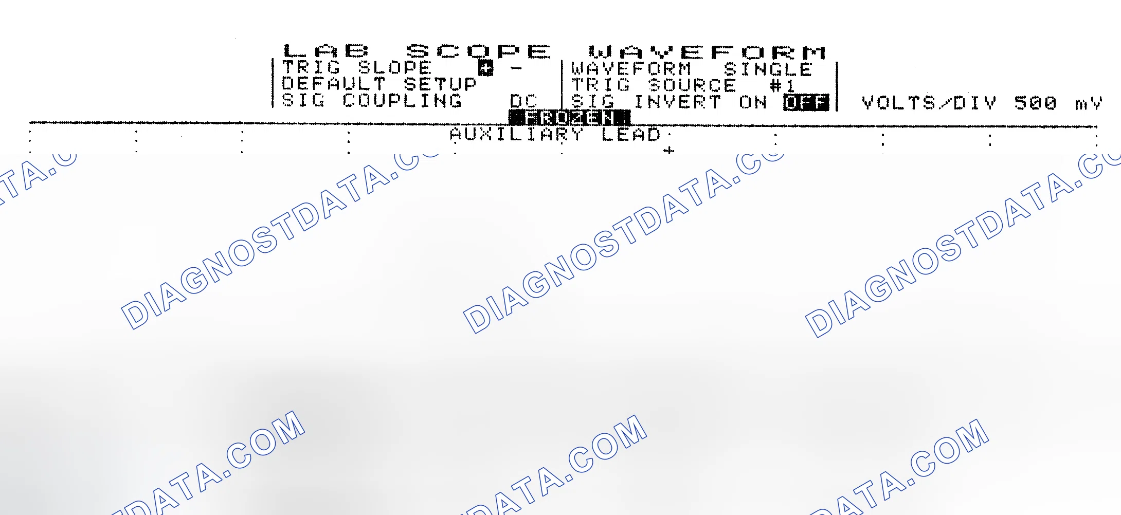 Scheme 10: Single Injector w/Excessive Current Flow - Current Pattern