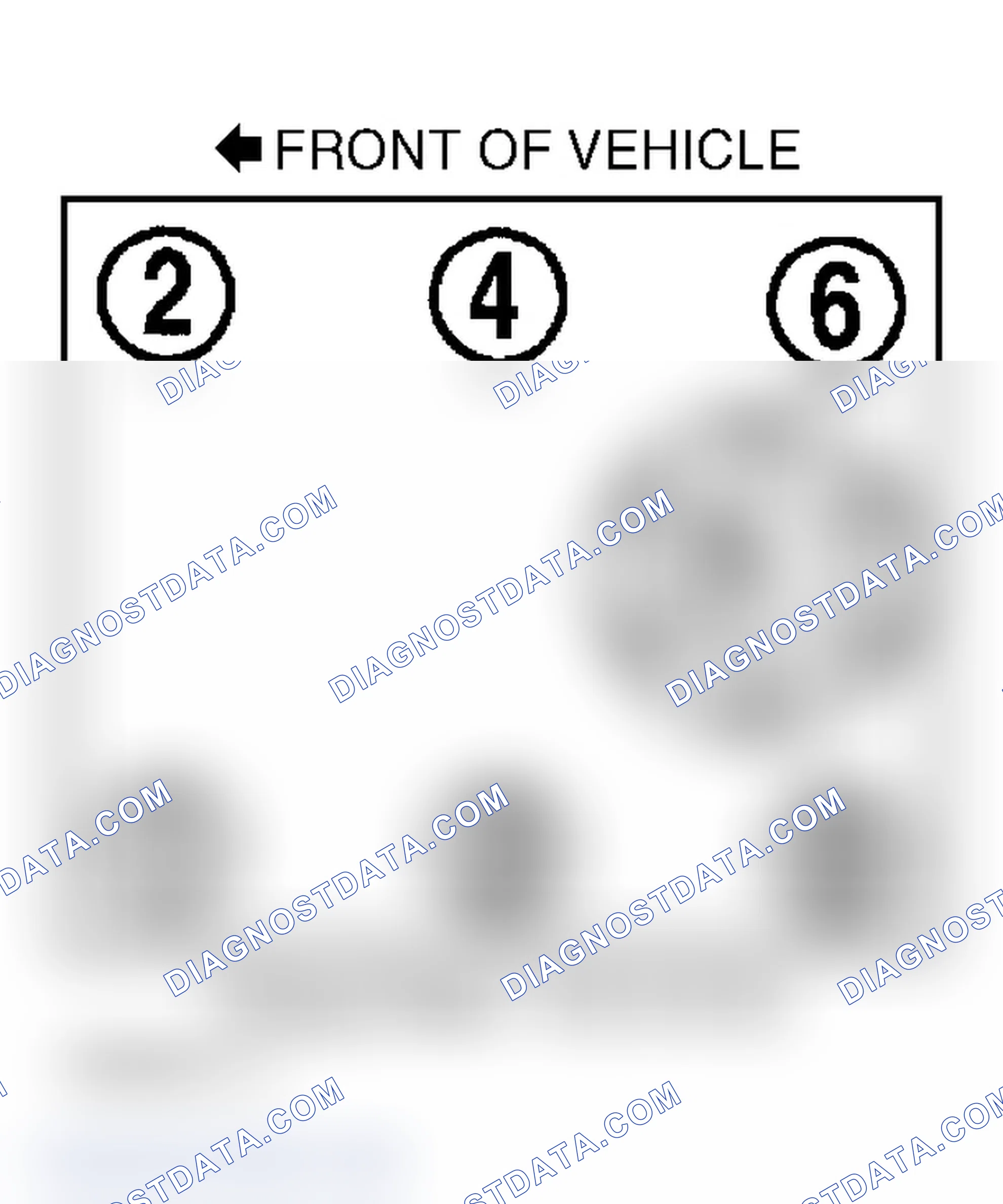 Scheme 5: Firing Order & Distributor Rotation 3.9L V6 (Dakota, Durango, Ram Pickup, Ram Van & Ram Wagon)