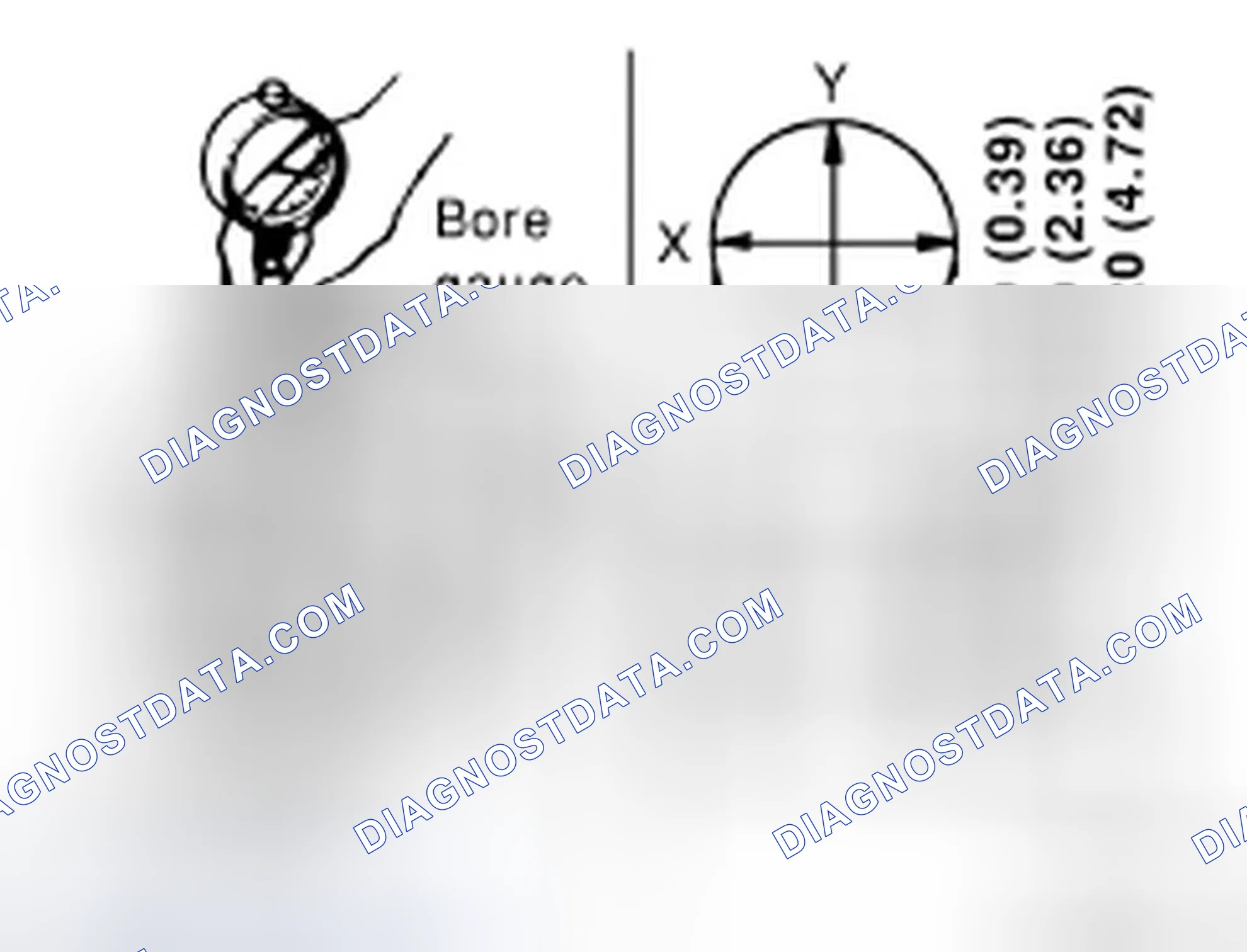 Scheme 196: PISTON TO CYLINDER BORE CLEARANCE