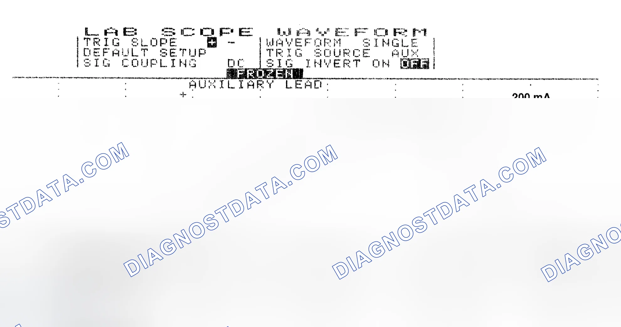 Scheme 13: Single Injector w/Normal Current Flow - Current Pattern
