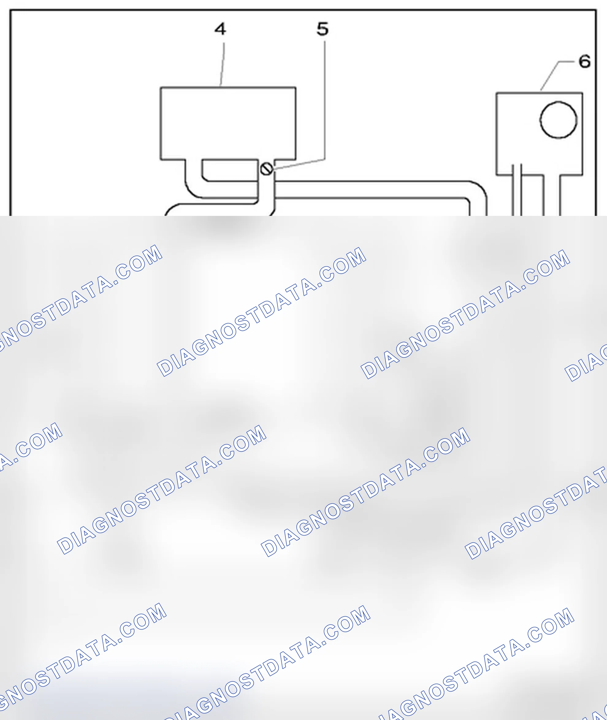 Scheme 281: Coolant Hose Connection Diagram