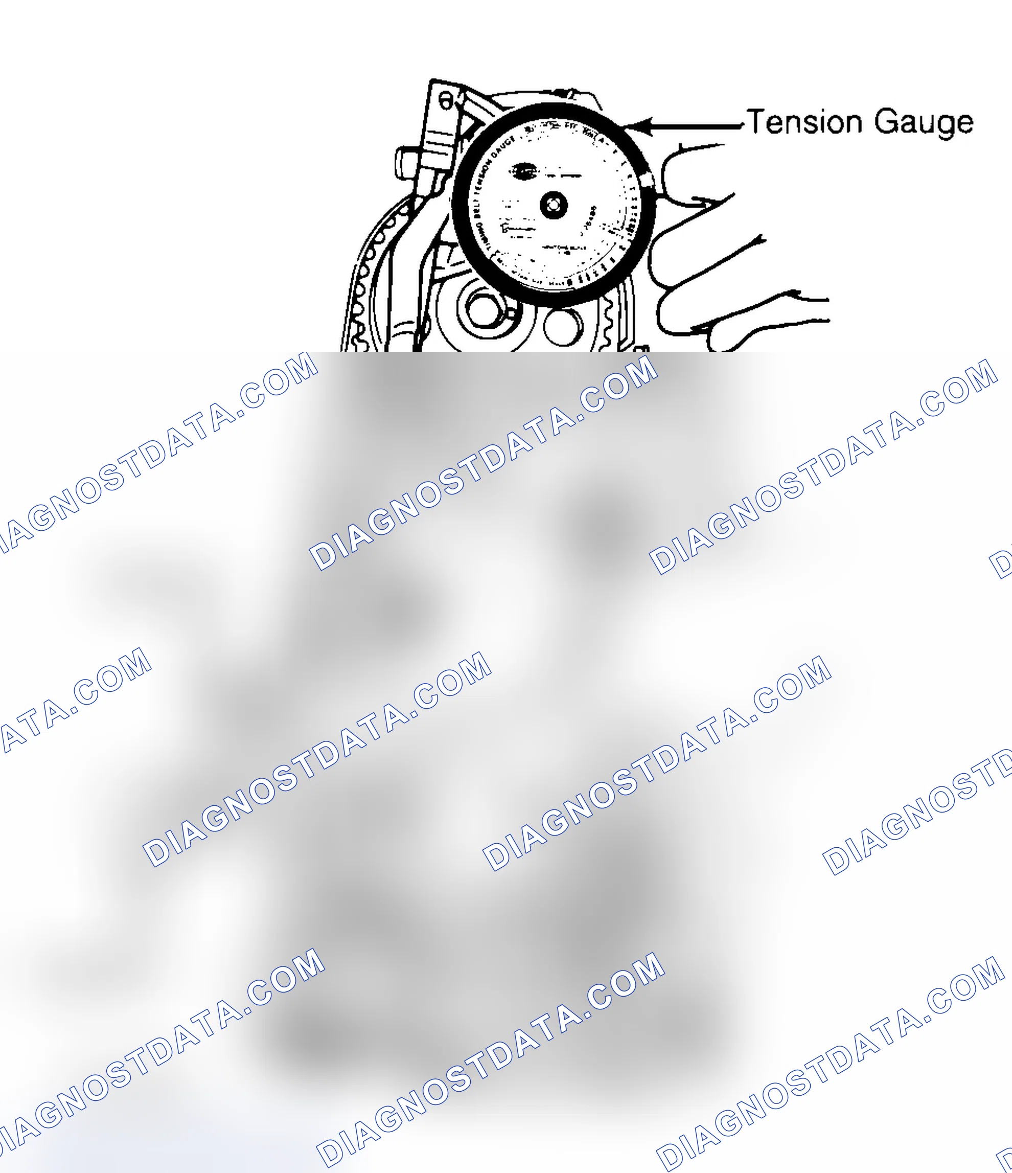 Scheme 28: Adjusting Typical Timing Belt Tension