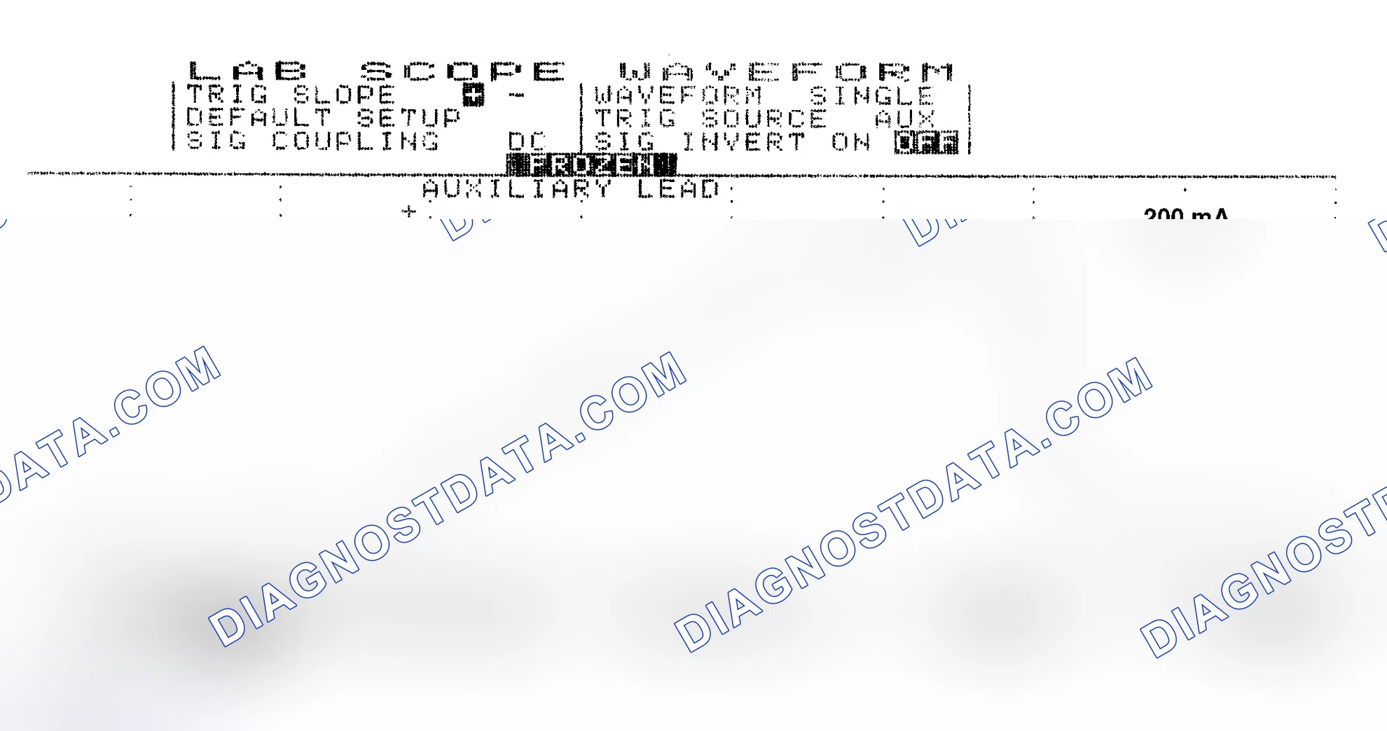 Scheme 13: Single Injector w/Normal Current Flow - Current Pattern