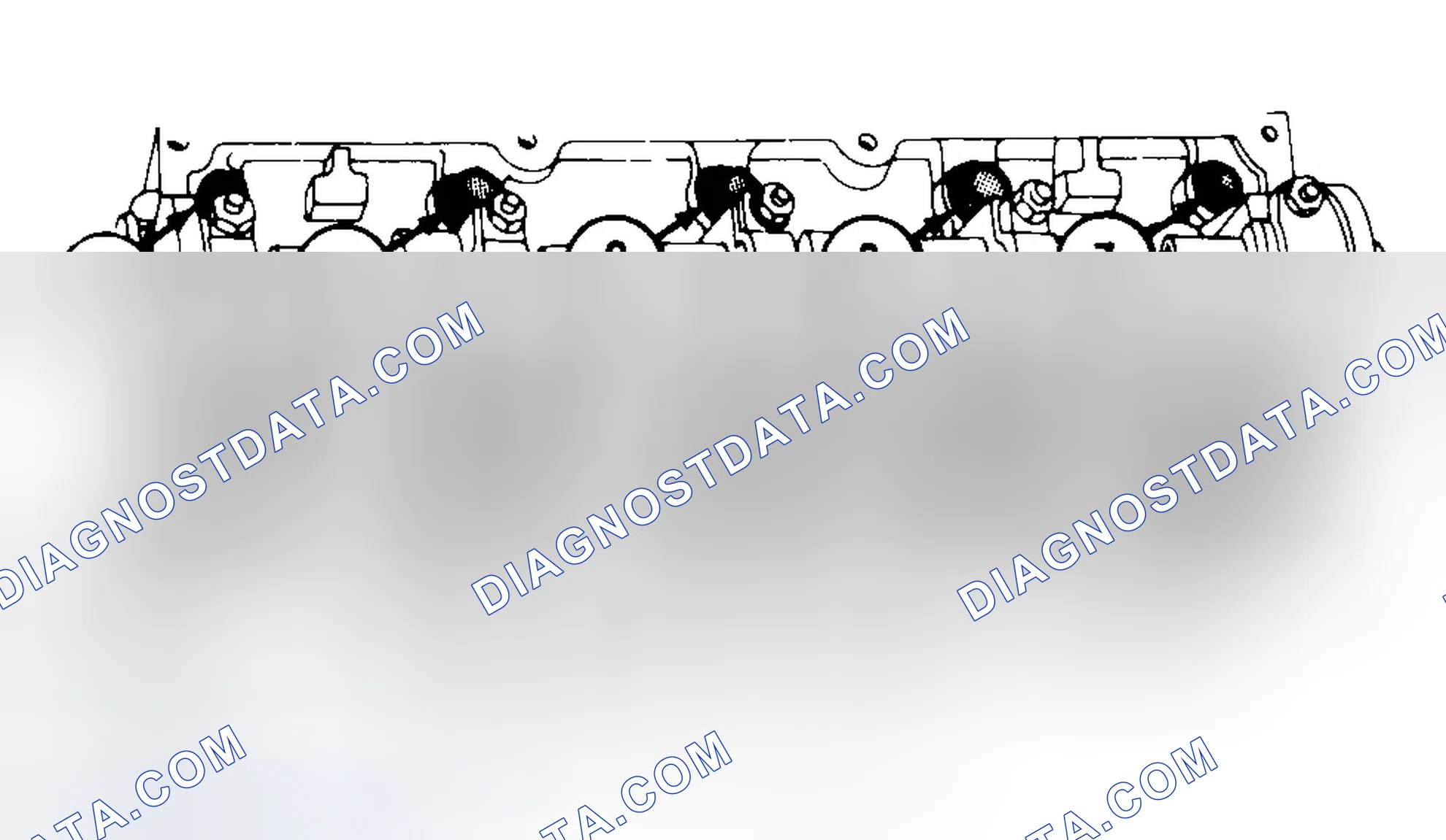 Scheme 7: Typical Cylinder Head Tightening or Loosening Sequence