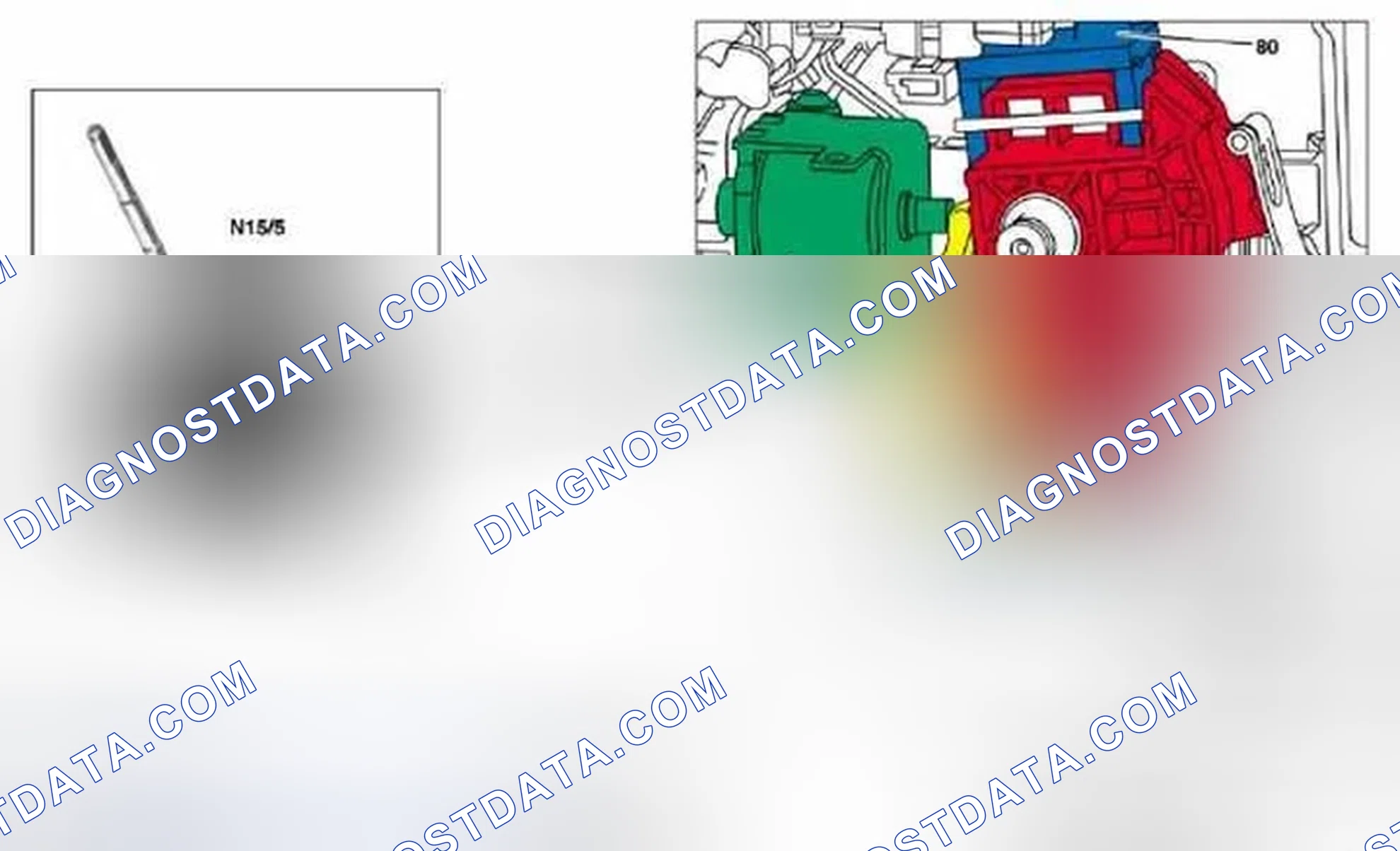 Fig. 206: Identifying R/P Lock Location - Transmission 722.9 In Model 171.4, 203, 209, 211, 219