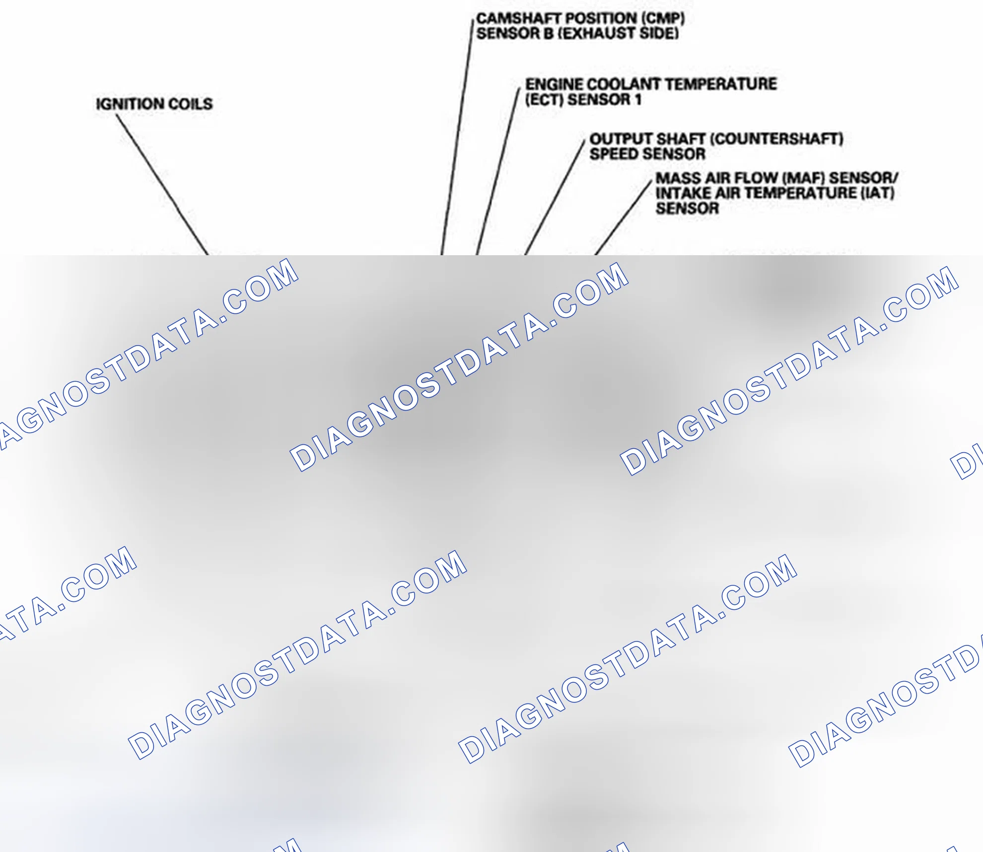 Scheme 452: Identifying PGM-FI System Component Location (1 Of 2)