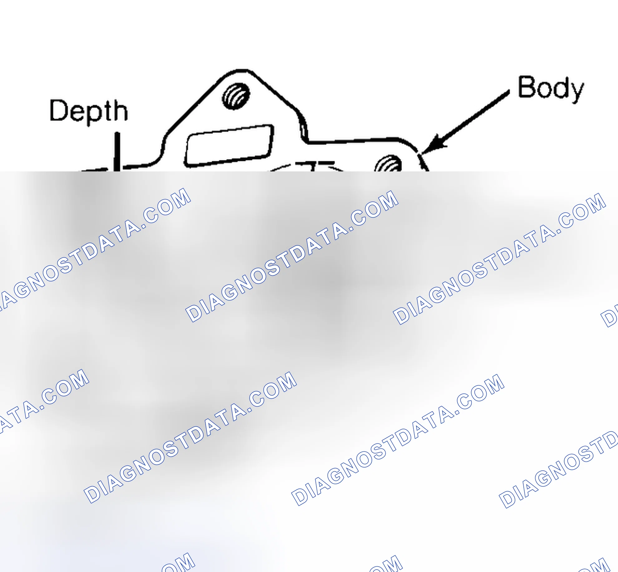 Scheme 35: Measuring Oil Pump Gear Cavity