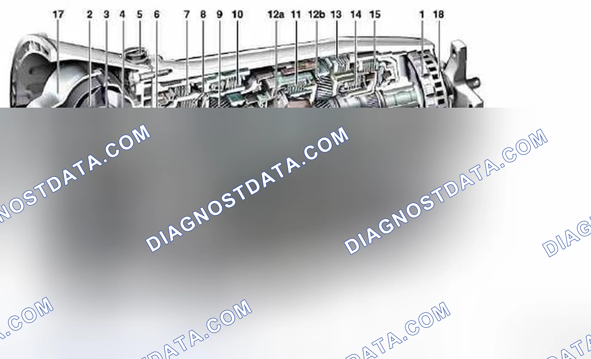 Scheme 62: Identifying Planetary Gear Set - Transmission 722.9