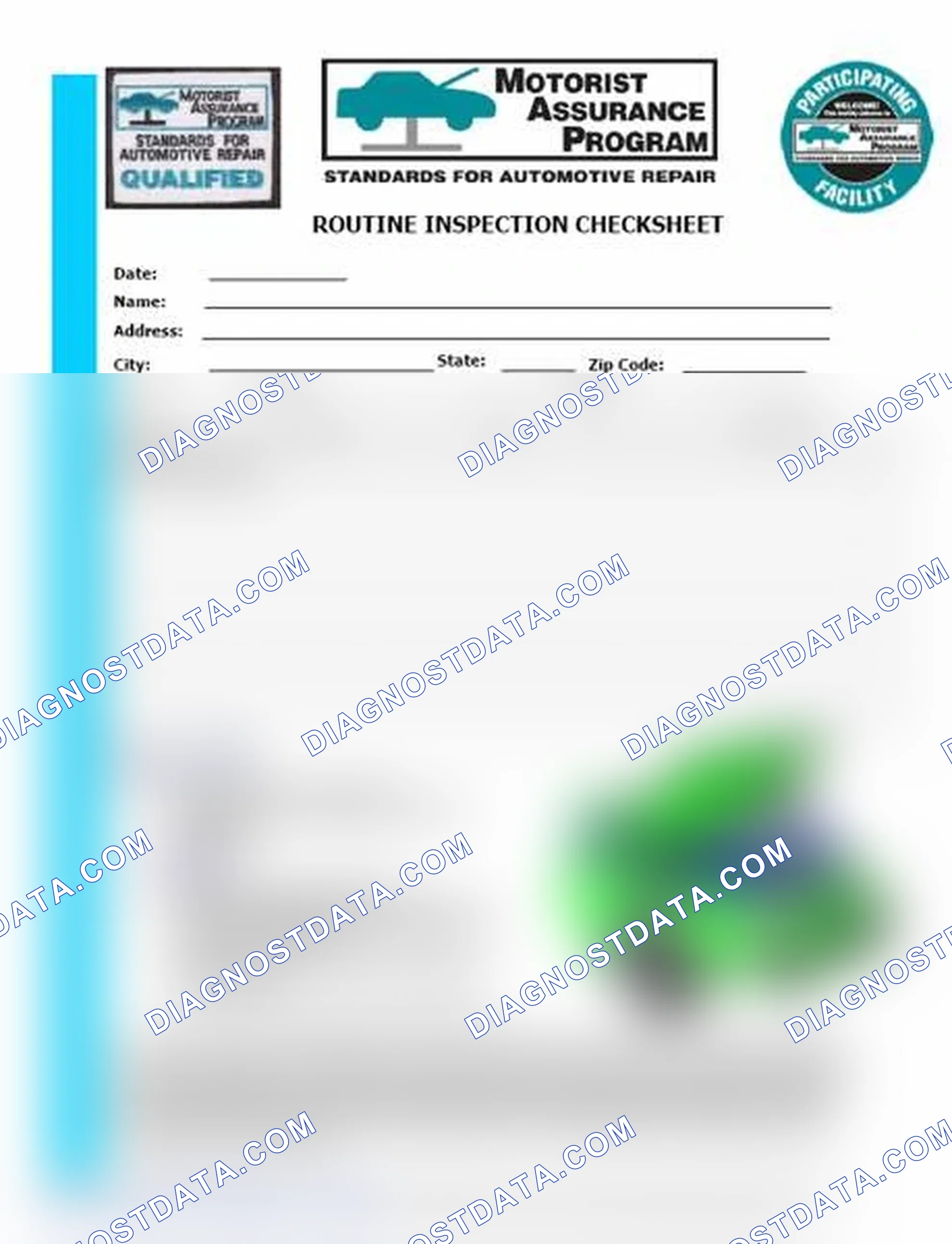 Scheme 26: Routine Inspection Checksheet (1 Of 2)