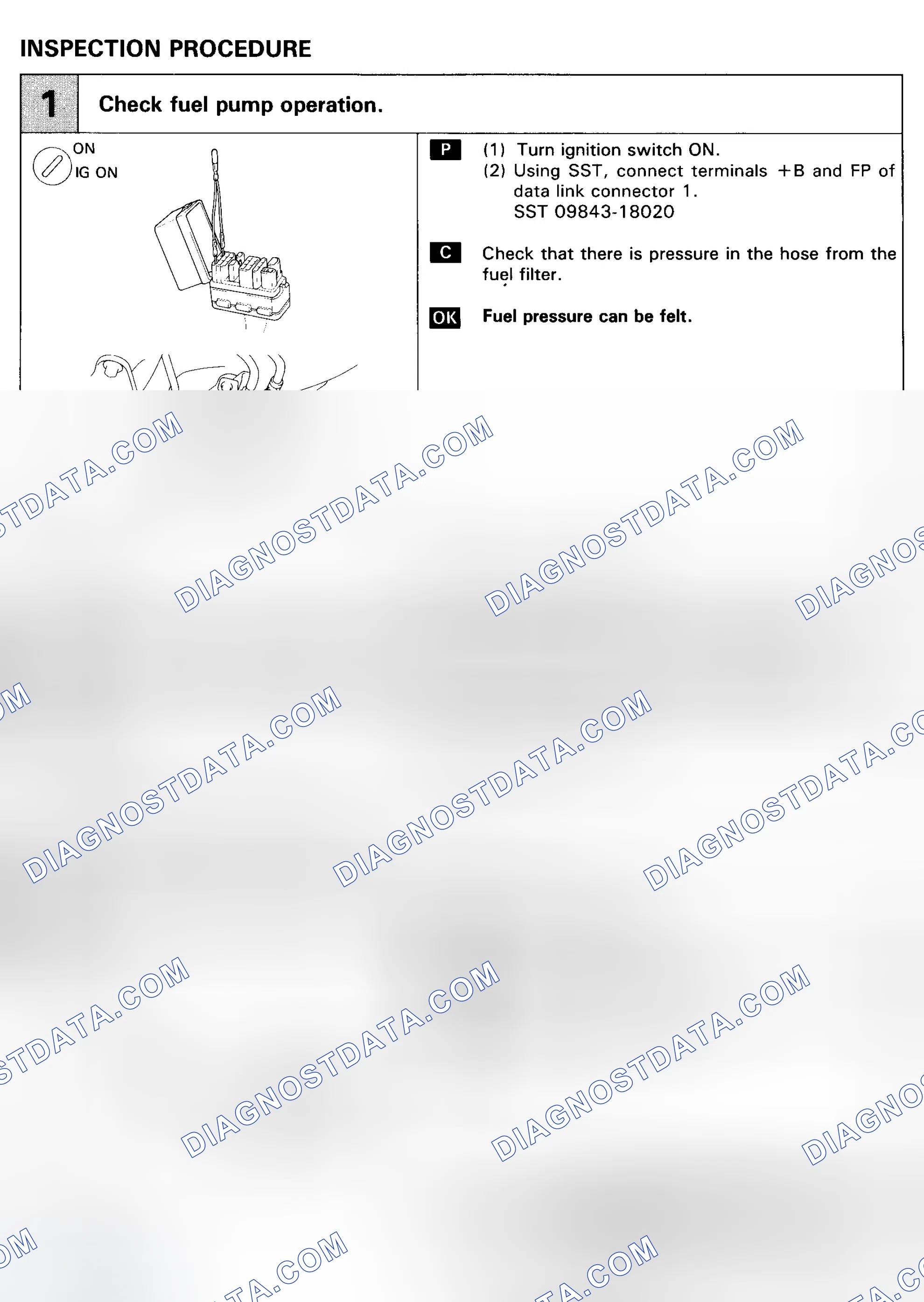 Scheme 61: Code 78 Flow Chart (1 Of 2) Fuel Pump Control Circuit