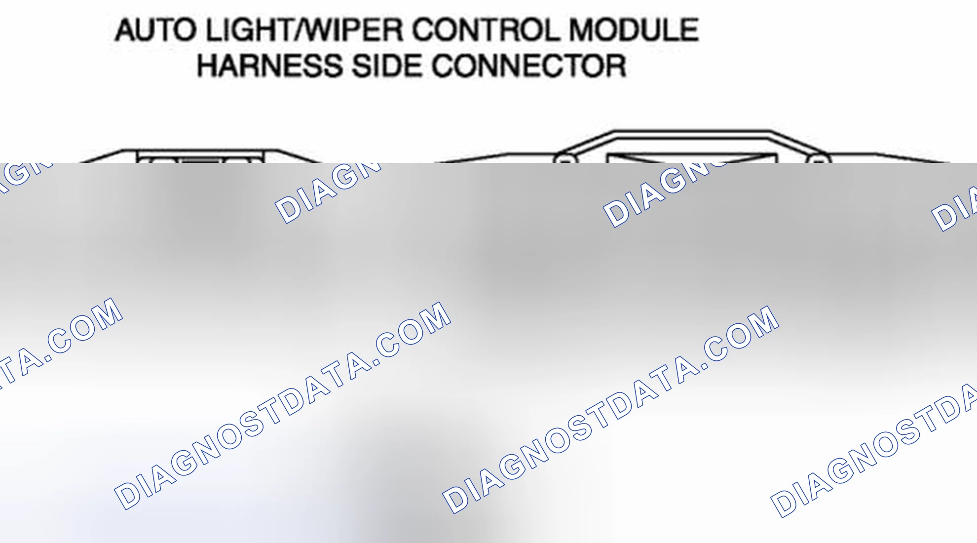 Scheme 5: Identifying Auto Light/Wiper Control Module Connector Terminals