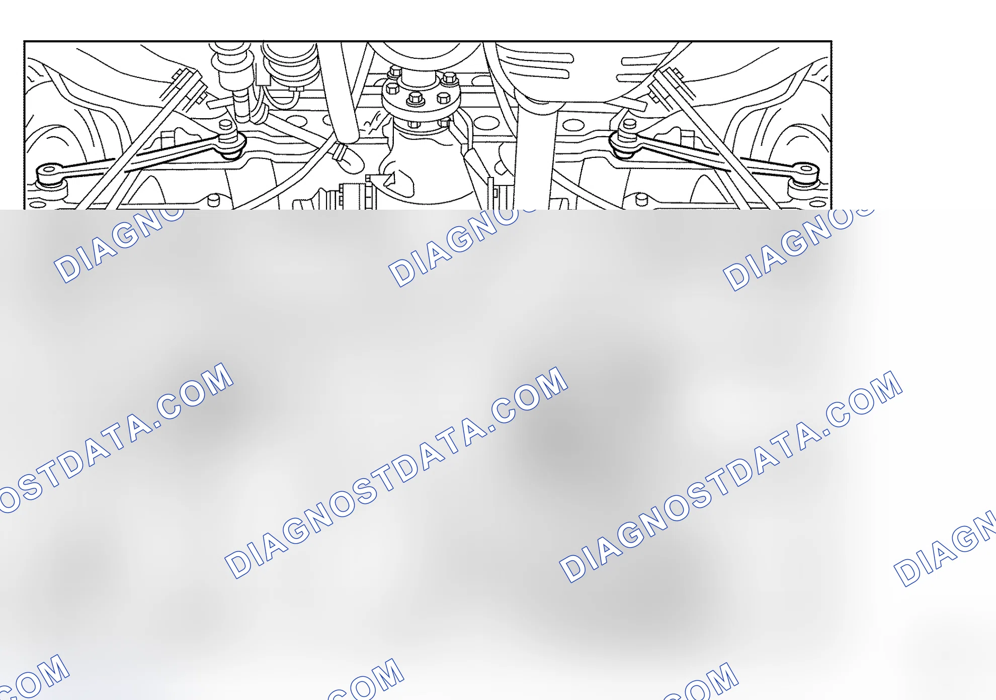 Scheme 78: STANDARD PROCEDURE - CHECKING AND ADJUSTING REAR AXLE TOE