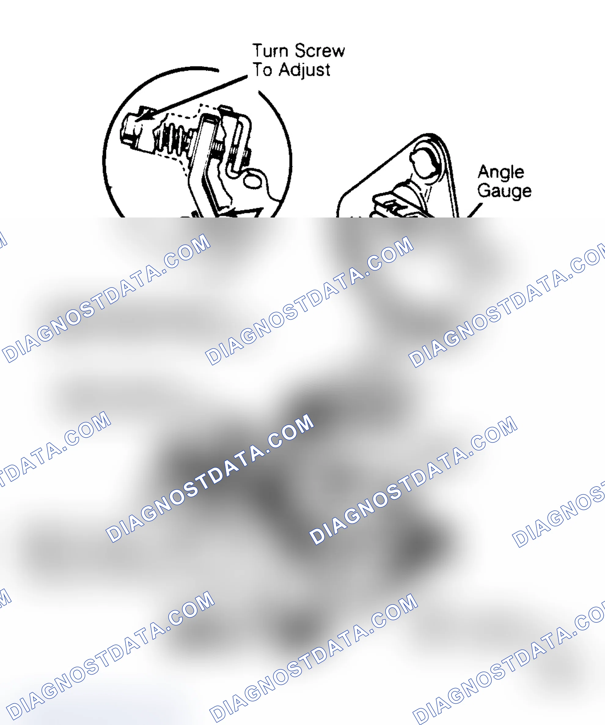 Scheme 15: Front Vacuum Break Adjustment Turn vacuum break adjustment screw to adjust.