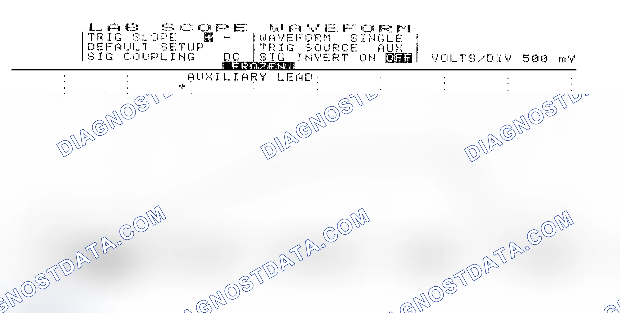 Scheme 14: Single Injector w/Excessive Current Flow - Current Pattern