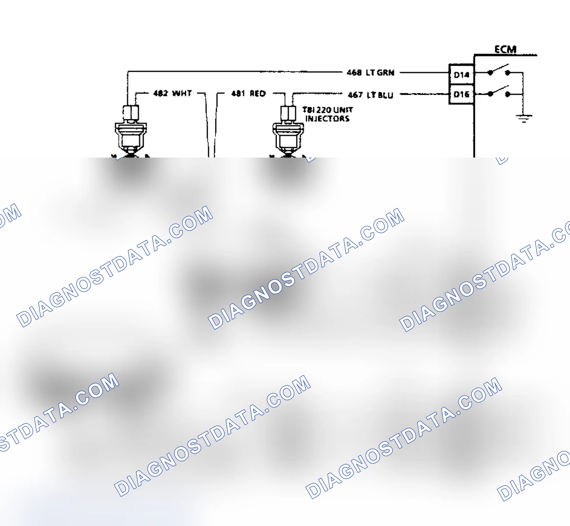 Scheme 125: Code 42 Schematic (4.3L Turbo) Electronic Spark Timing