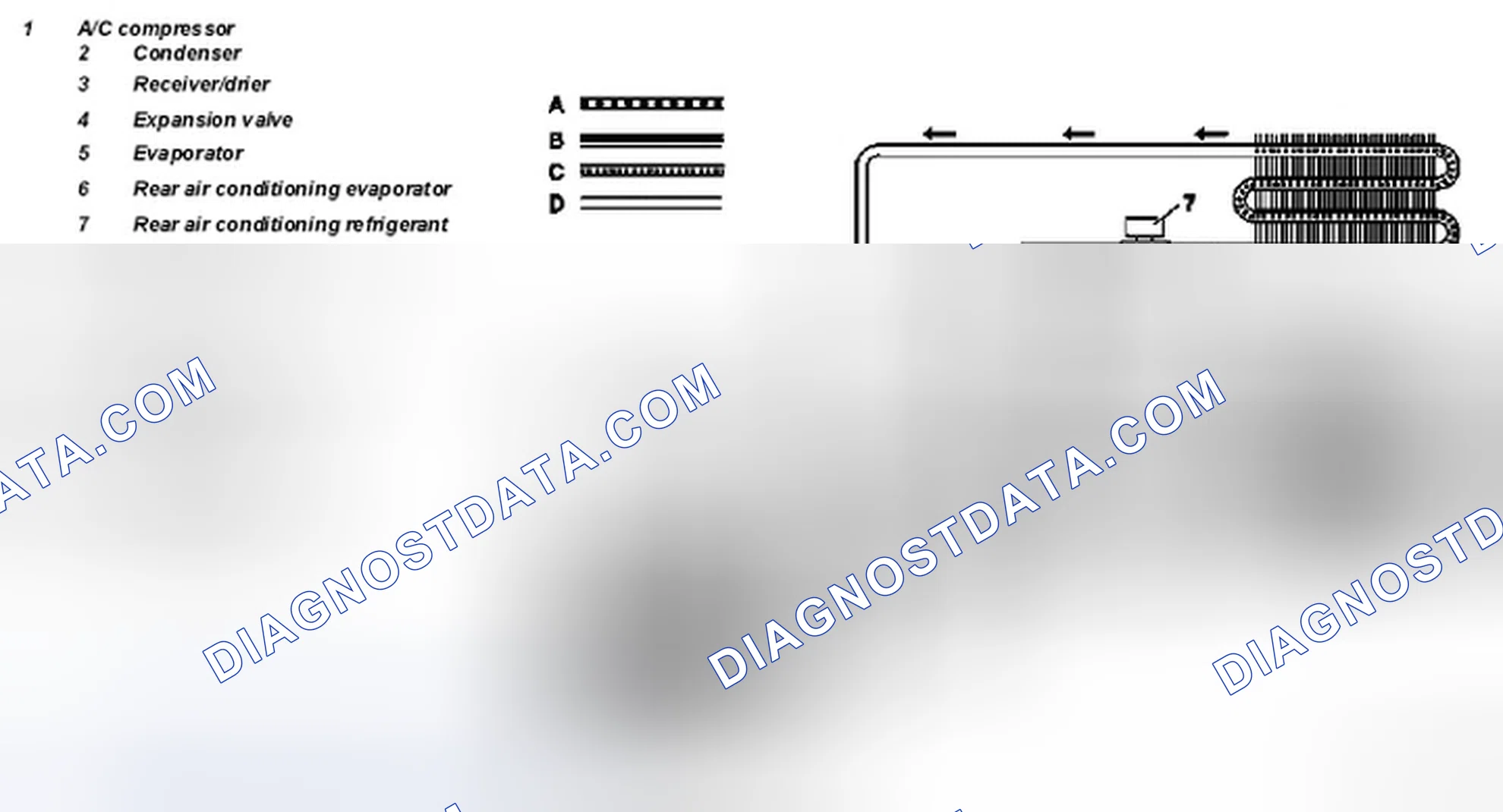 Fig. 70: Refrigerant Circuit Function Diagram - Model 220