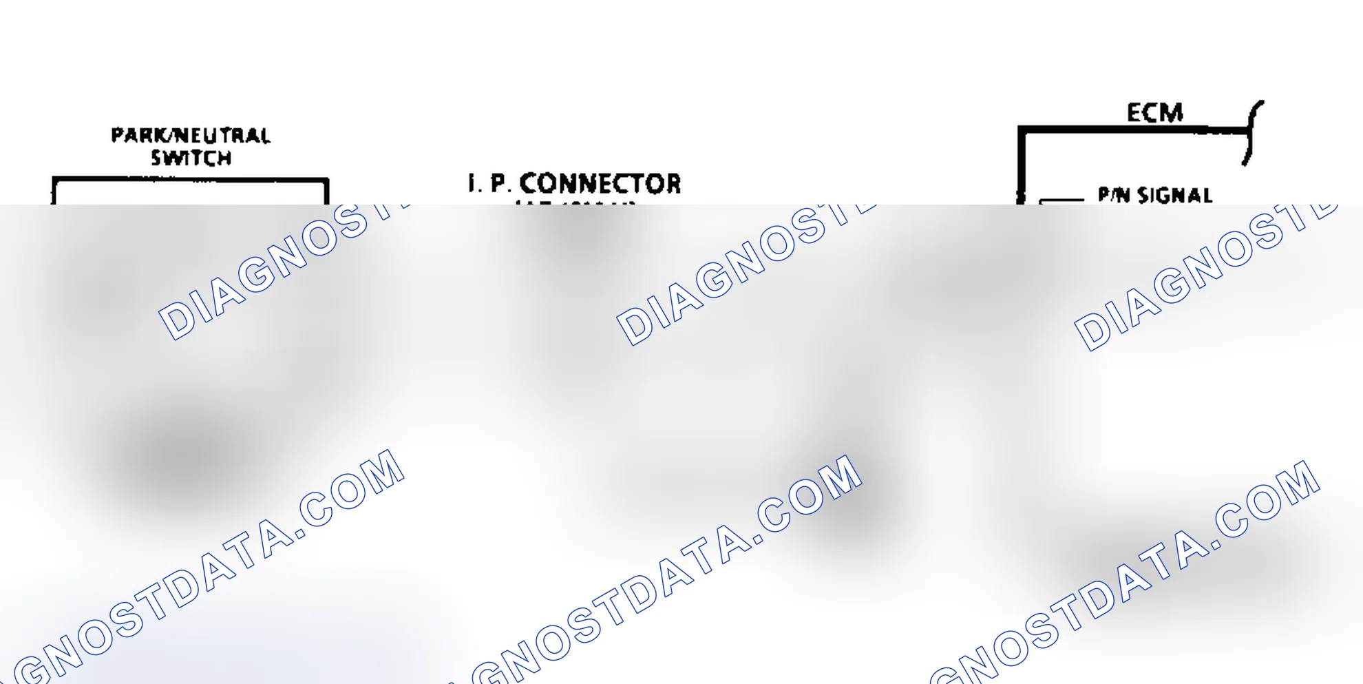 Scheme 304: CHART C-1A, PARK/NEUTRAL SWITCH - LIGHT TRUCKS & VANS