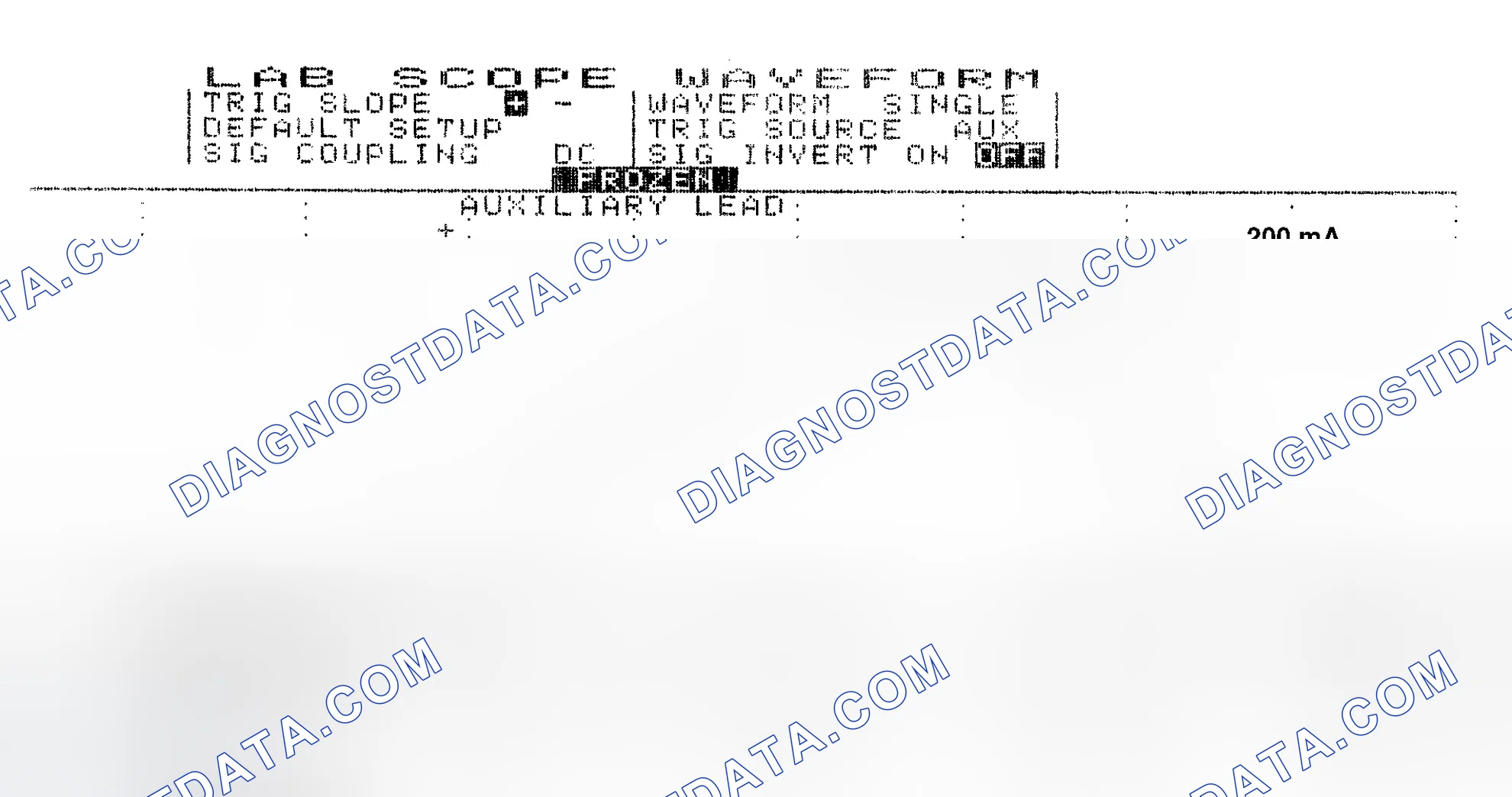 Scheme 13: Single Injector w/Normal Current Flow - Current Pattern