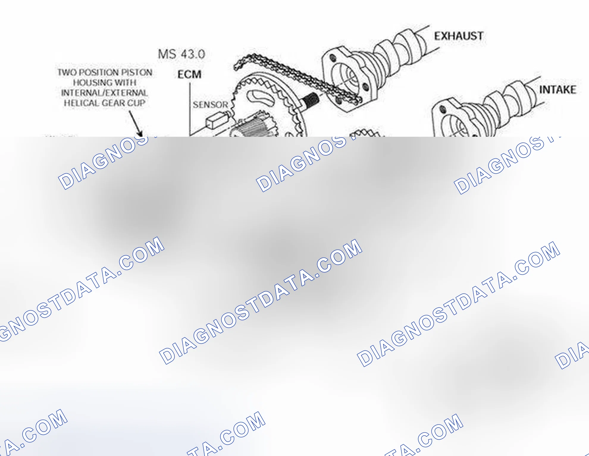 Scheme 453: Identifying Vanos Camshaft System Diagram