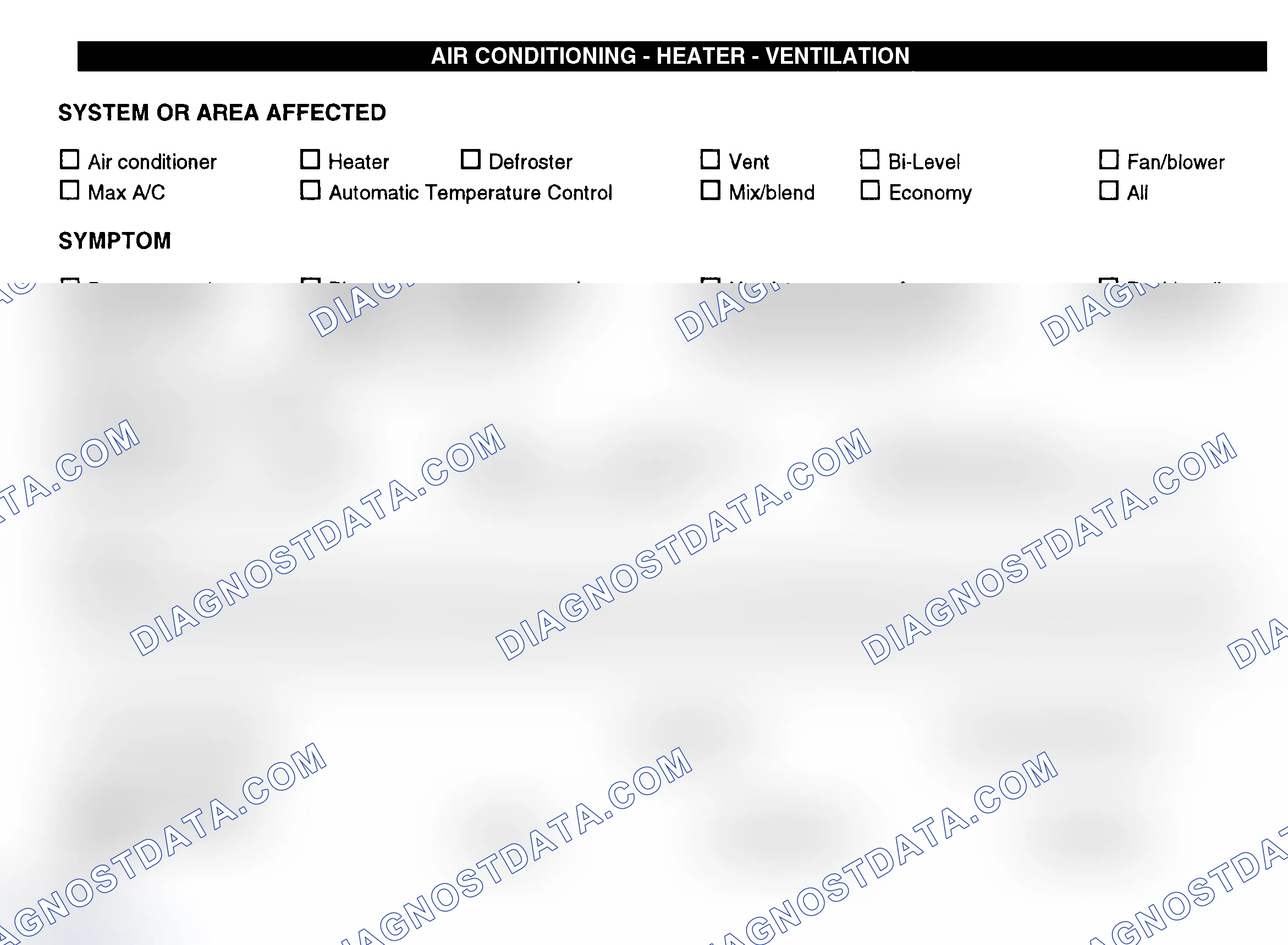 Scheme 8: Air Conditioning, Heater & Ventilation