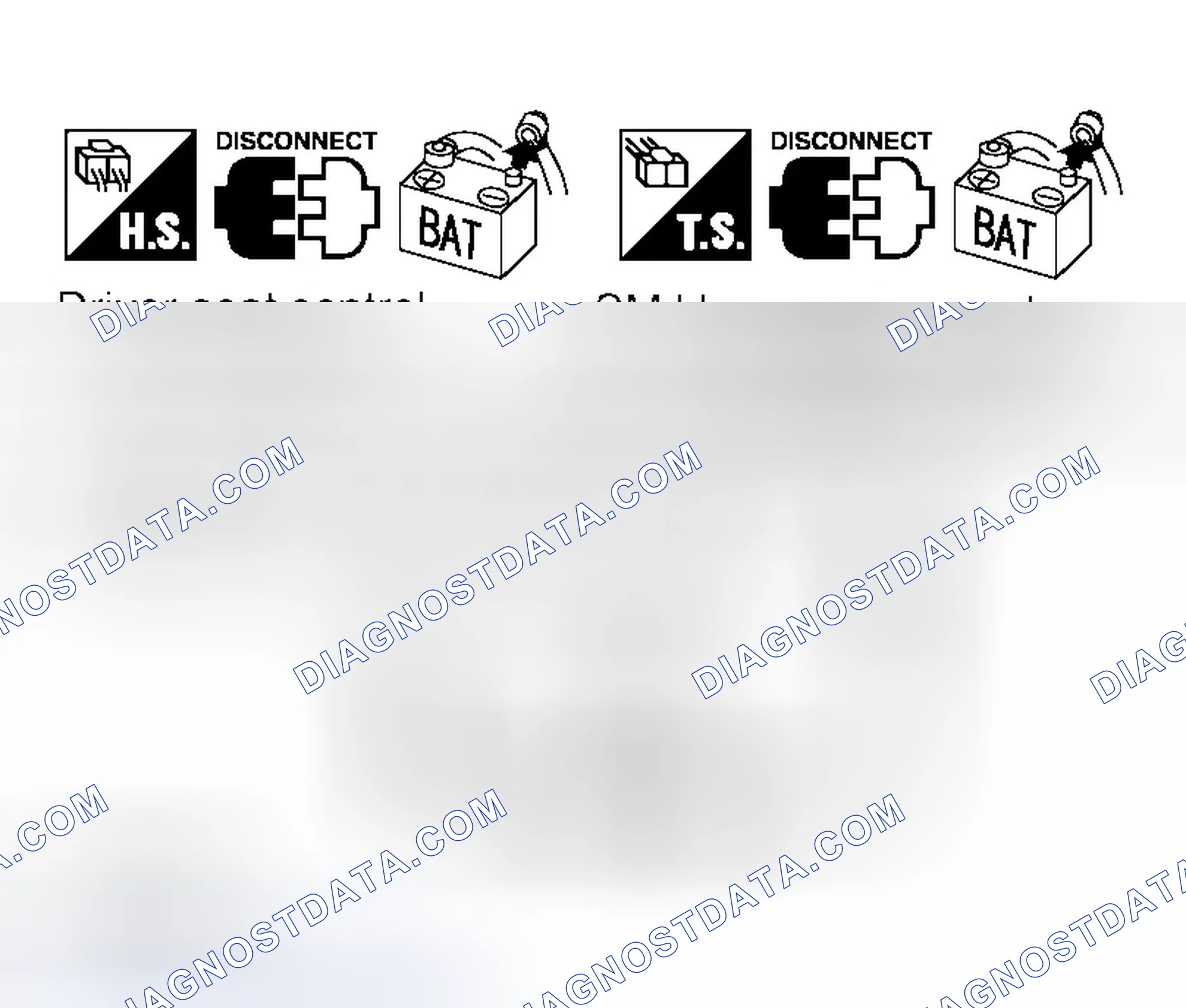 Scheme 267: Circuit Check Between Driver Seat Control Unit and Data Link Connector