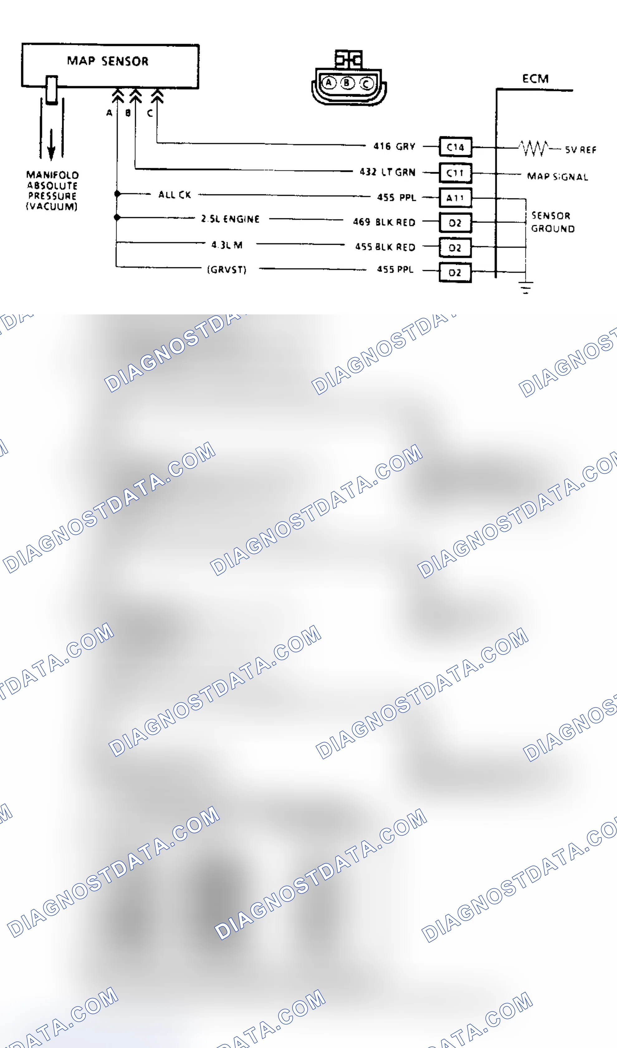 Scheme 67: Code 34, MAP Sensor (Signal Voltage Low)