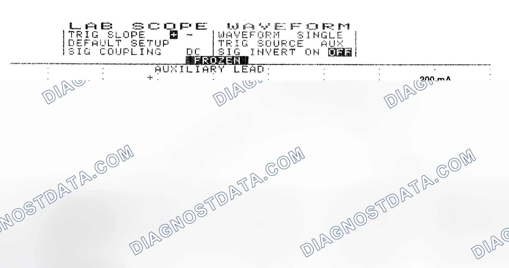 Scheme 13: Single Injector w/Normal Current Flow - Current Pattern