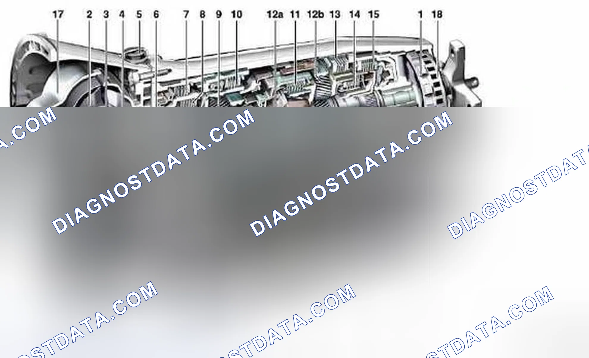 Scheme 72: Identifying Planetary Gear Set - Transmission 722.9