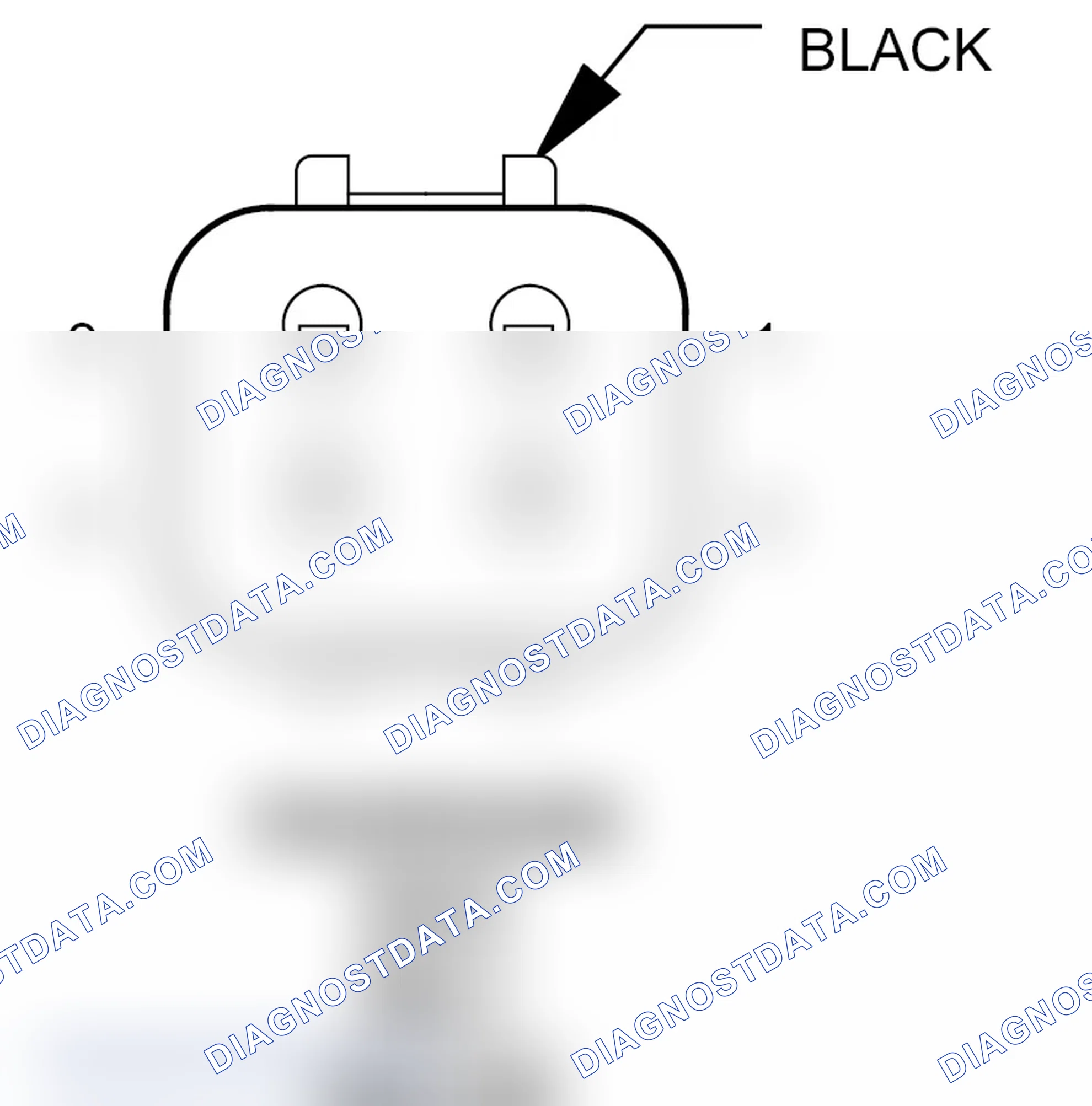 Scheme 182: Passenger Seat Belt Switch Connector End View