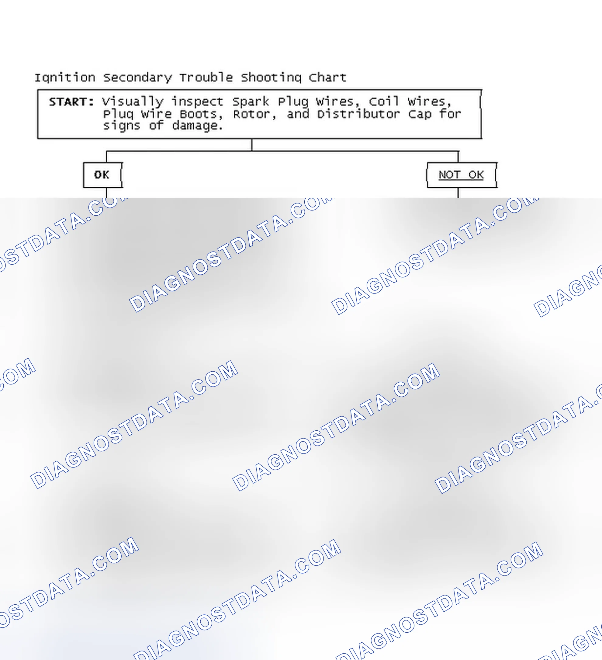 Scheme 1: Ignition Secondary Trouble Shooting Chart