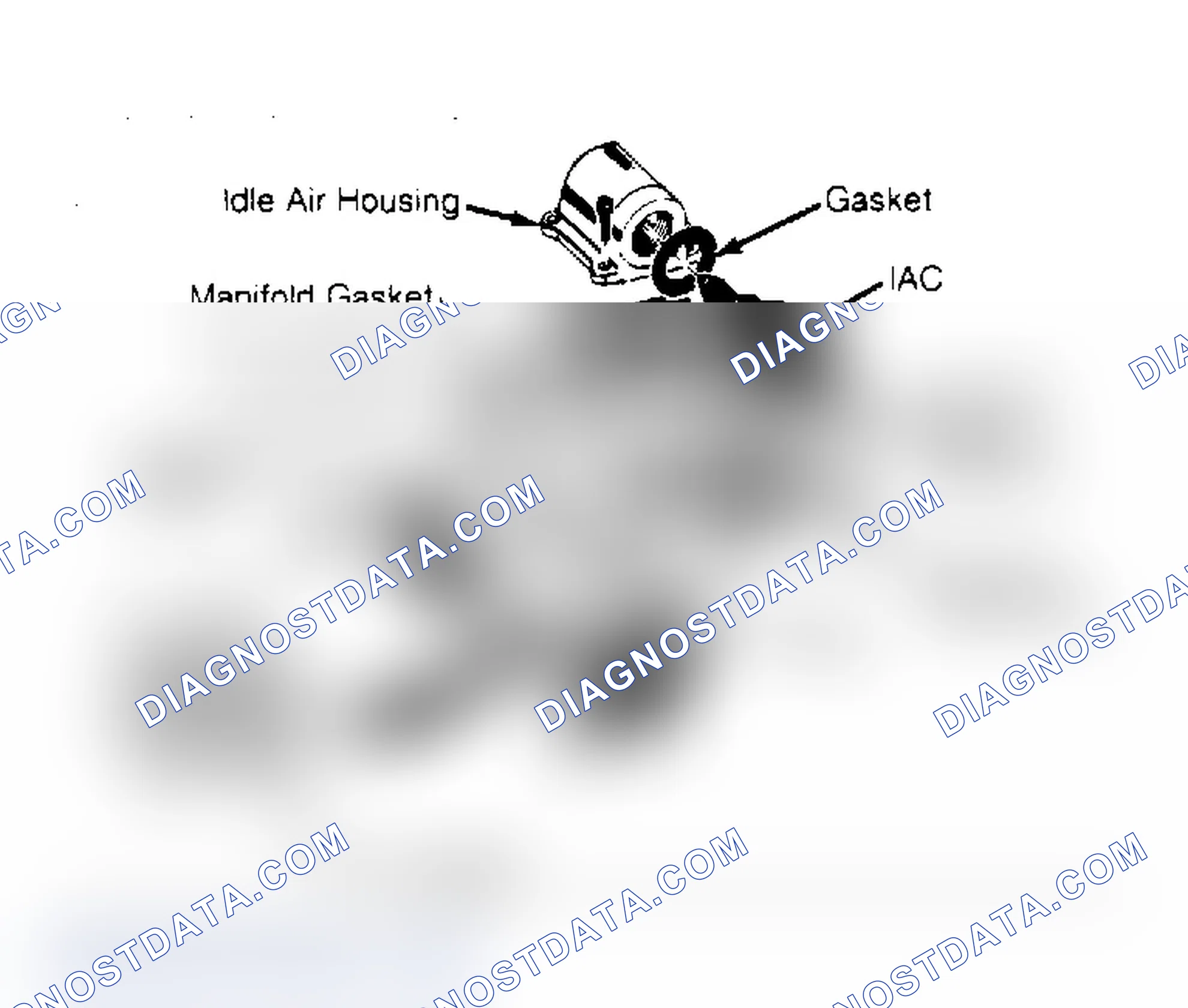 Scheme 37: Exploded View of Typical Throttle Body All models have similar parts in different configurations.