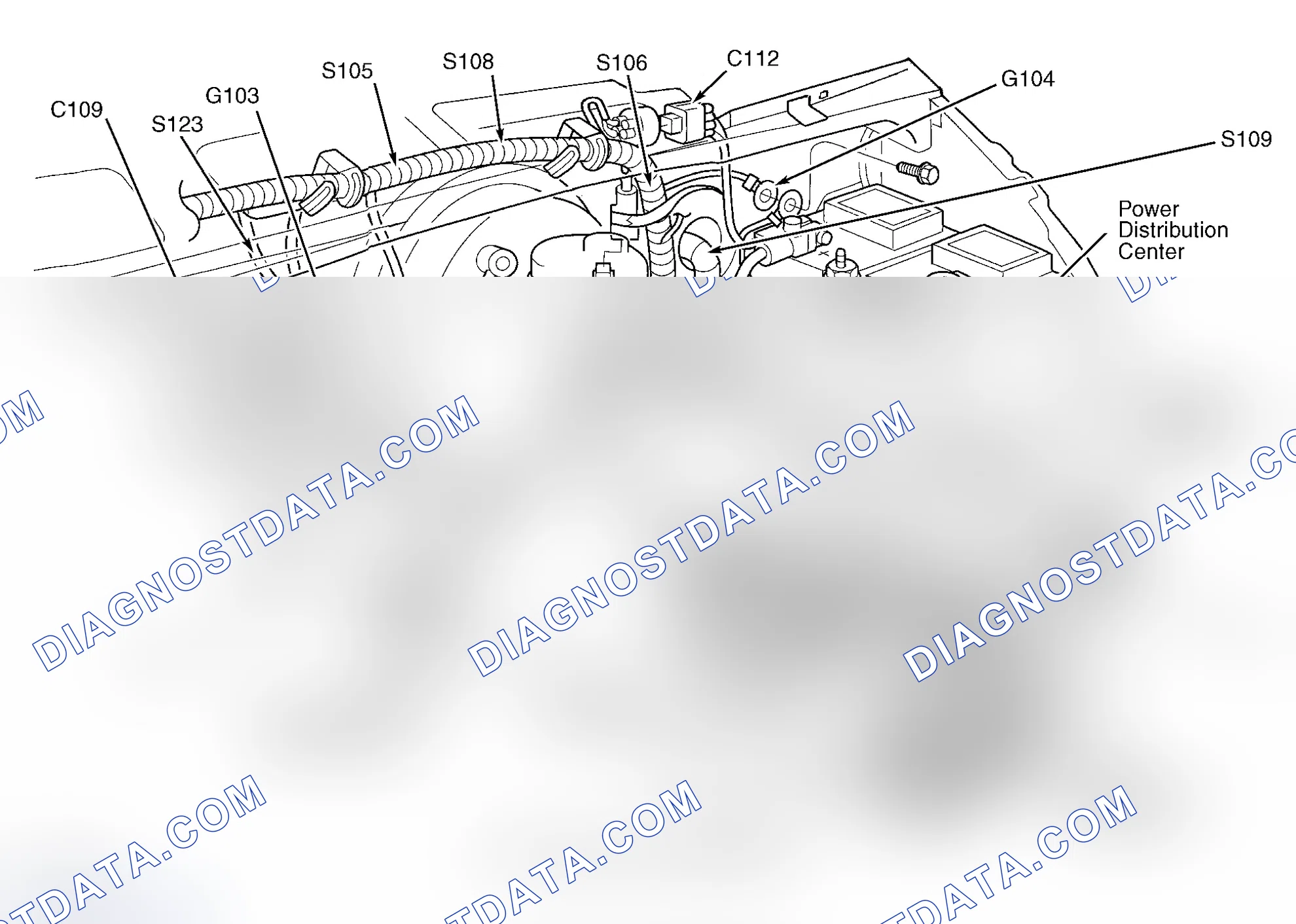 Scheme 4: Left Side Of Engine Compartment