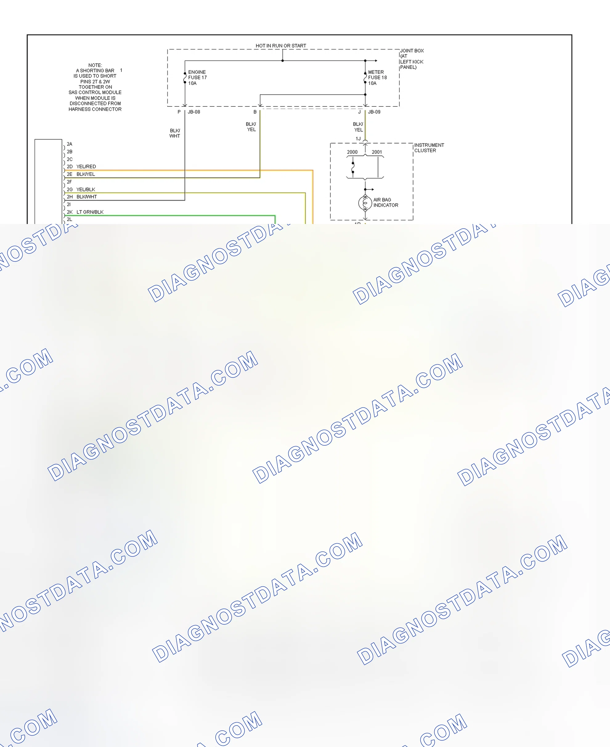 Scheme 1: Air Bag System Wiring Diagram