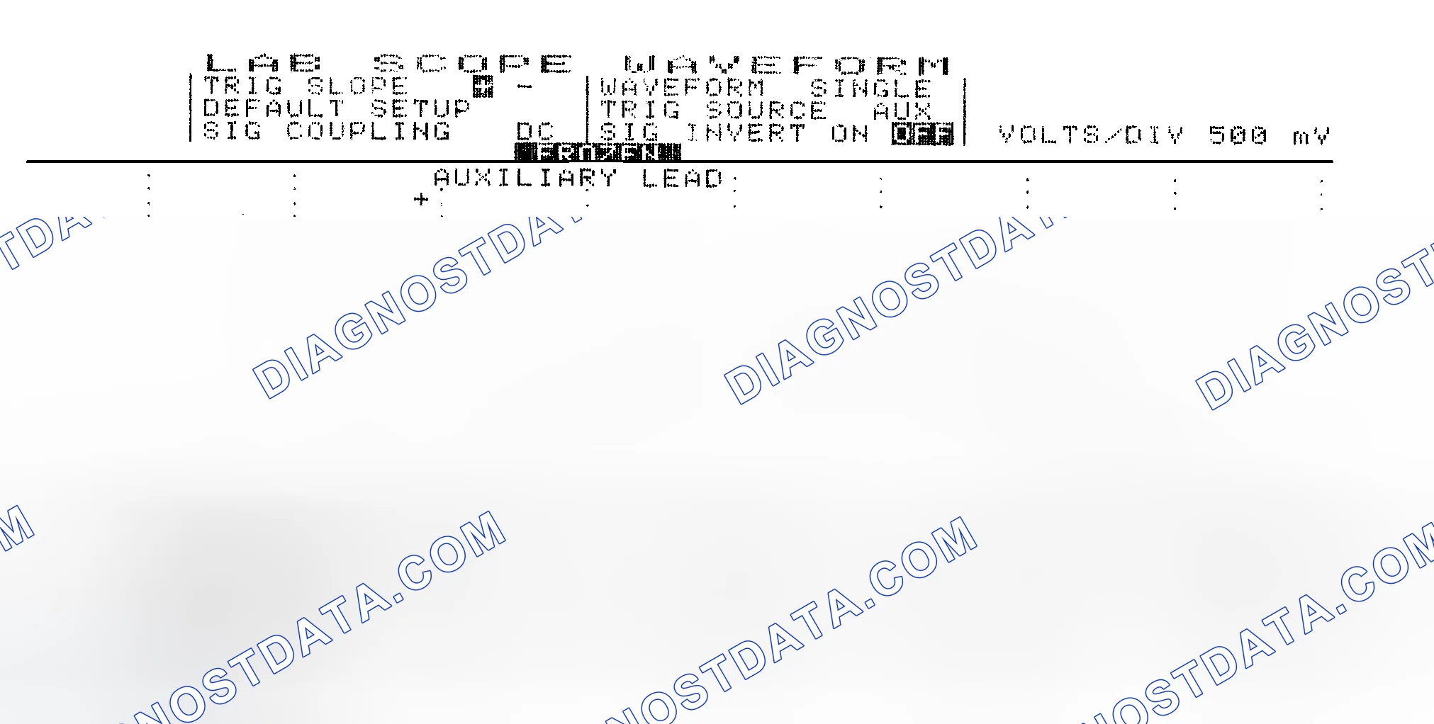 Scheme 14: Single Injector w/Excessive Current Flow - Current Pattern