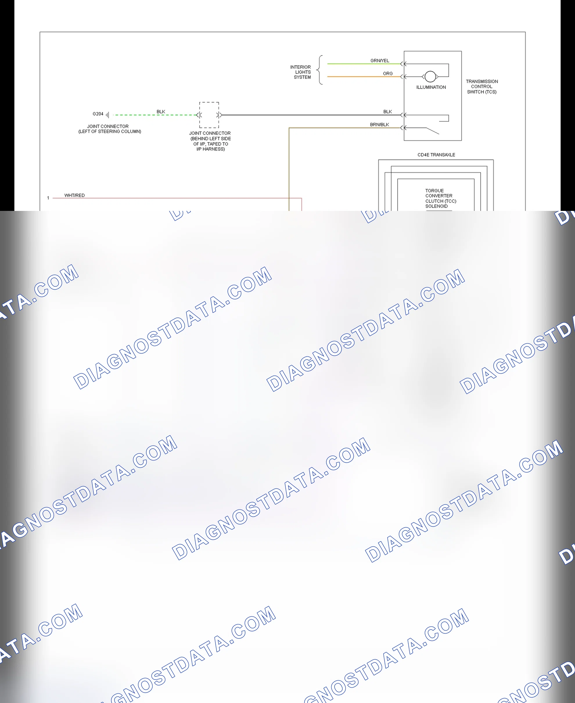 Scheme 42: EEC-IV Wiring Diagram (Probe 2.0L A/T - 3 Of 3)