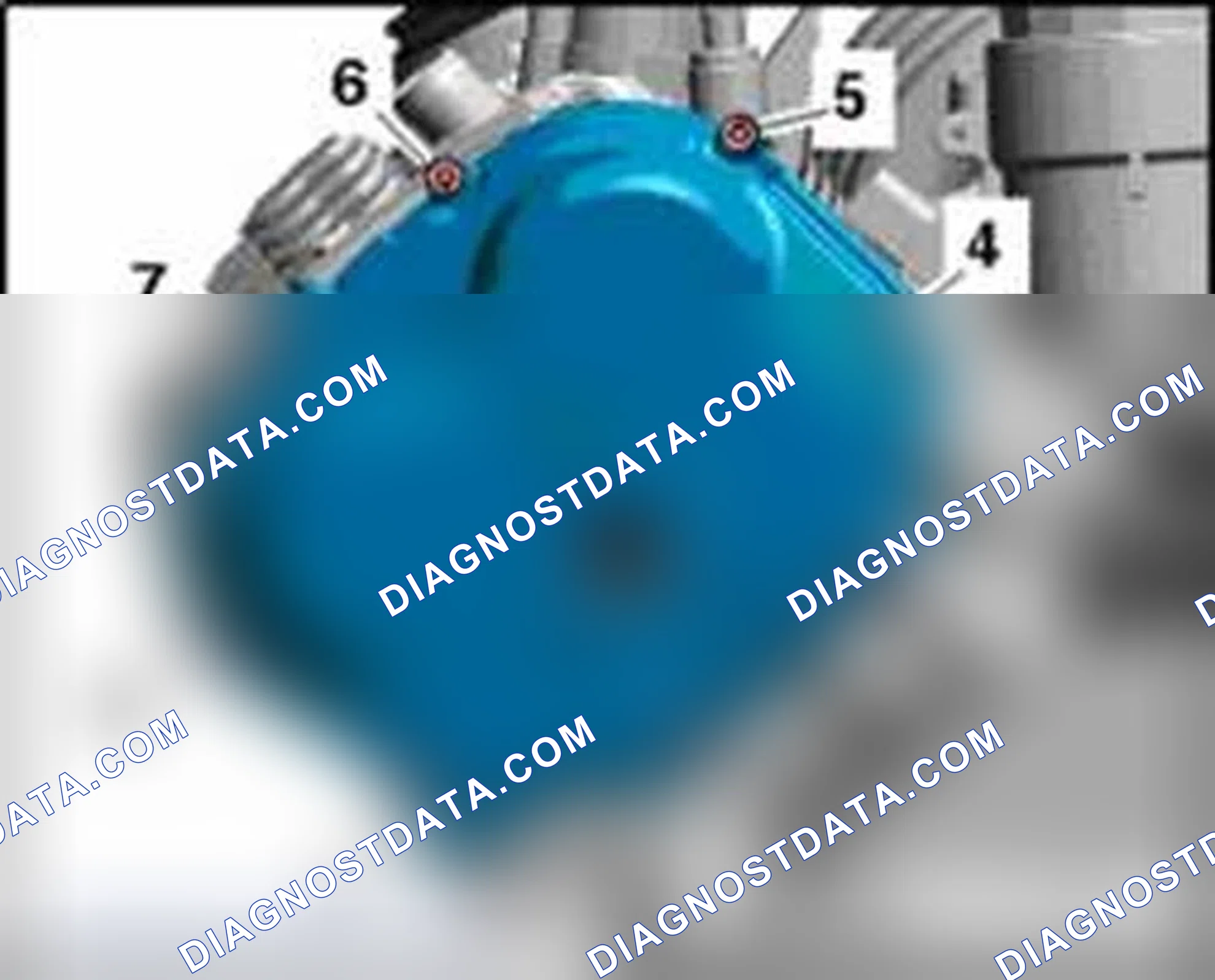 Scheme 528: Left timing chain cover, tightening sequence