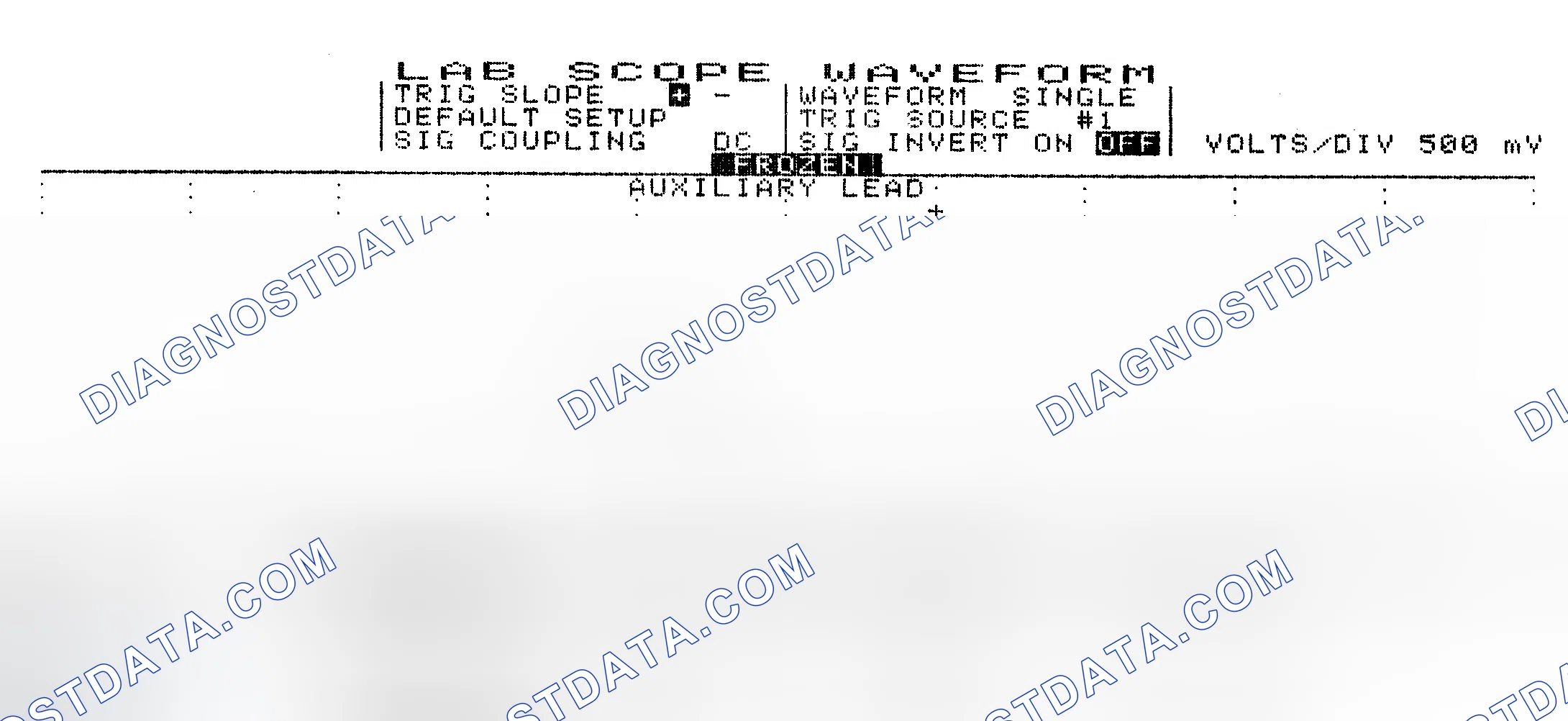 Scheme 10: Single Injector w/Excessive Current Flow - Current Pattern