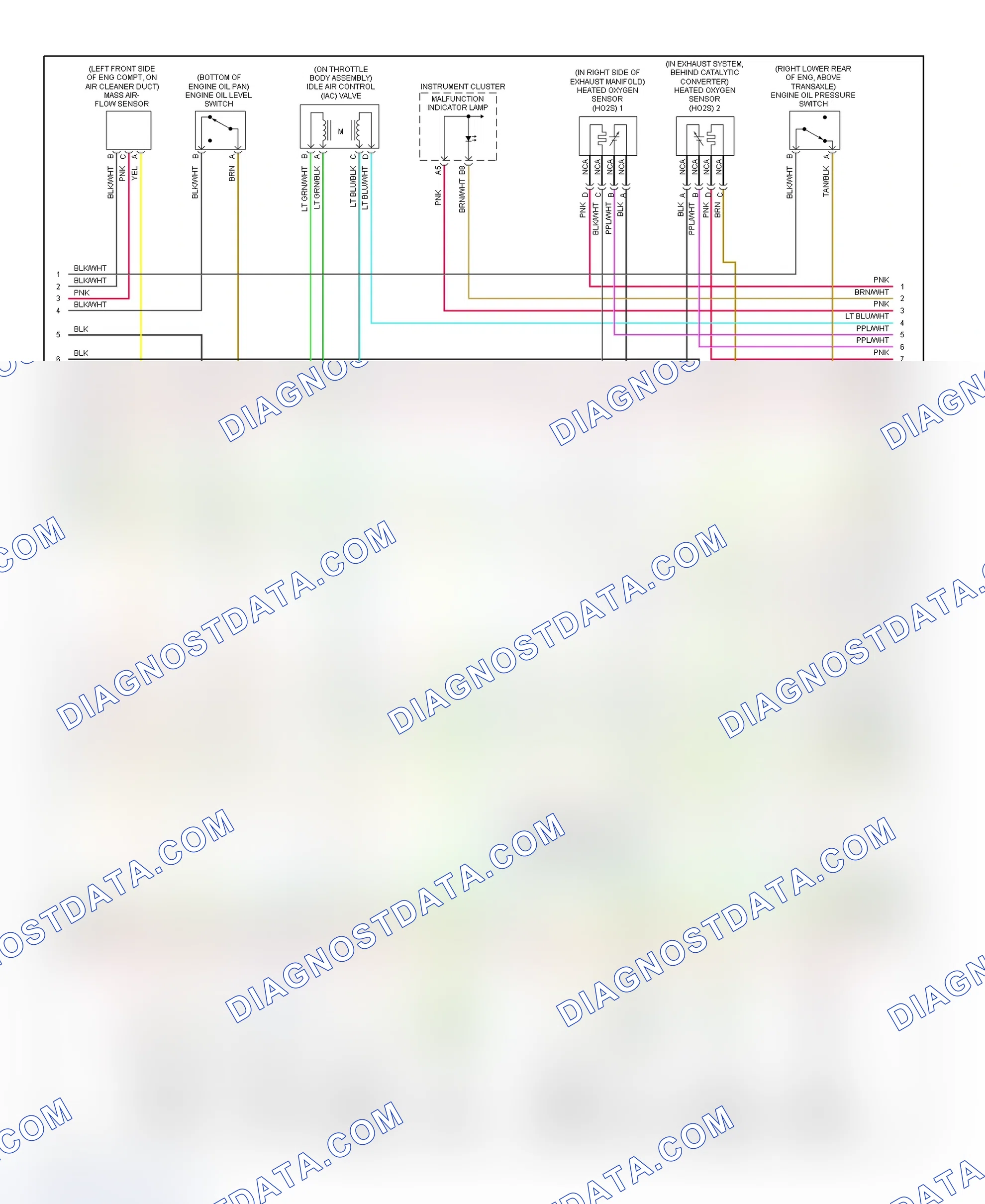 Scheme 123: PCM Wiring Diagram (Intrigue - 3.5L - 3 Of 4)