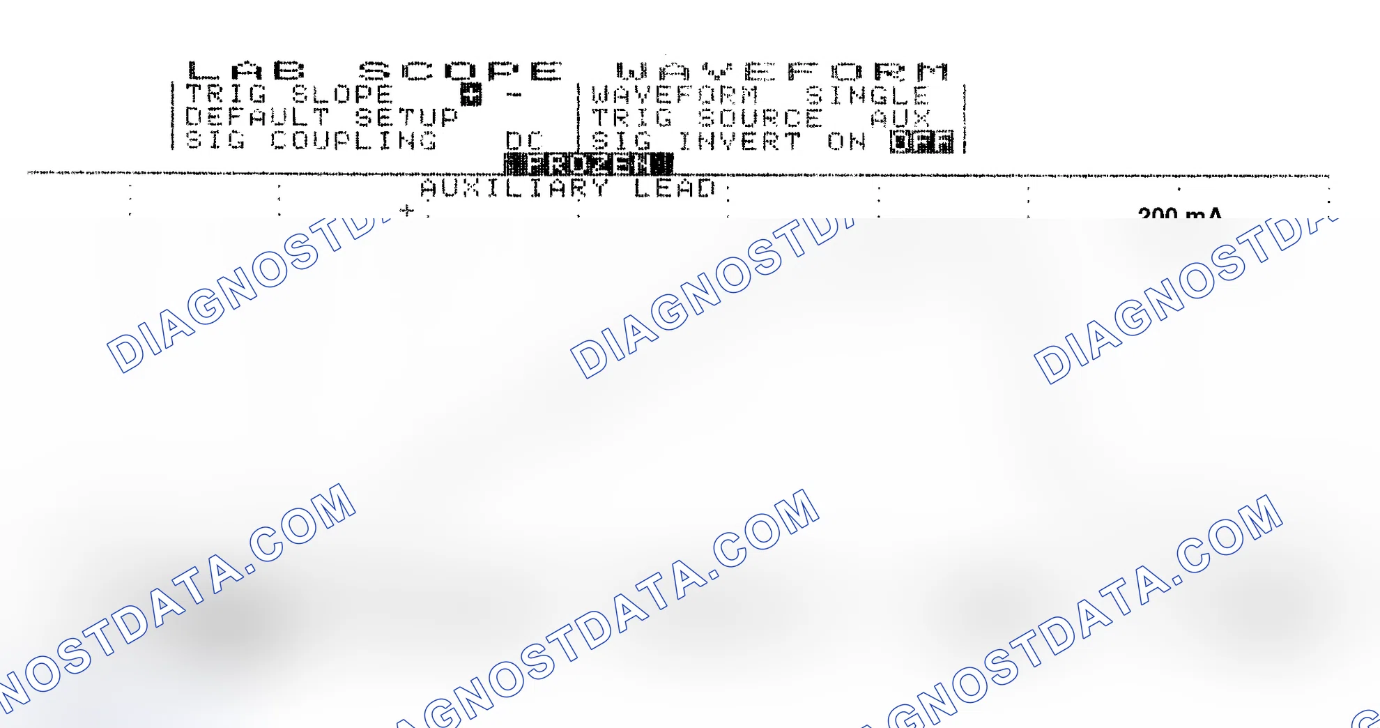 Scheme 13: Single Injector w/Normal Current Flow - Current Pattern