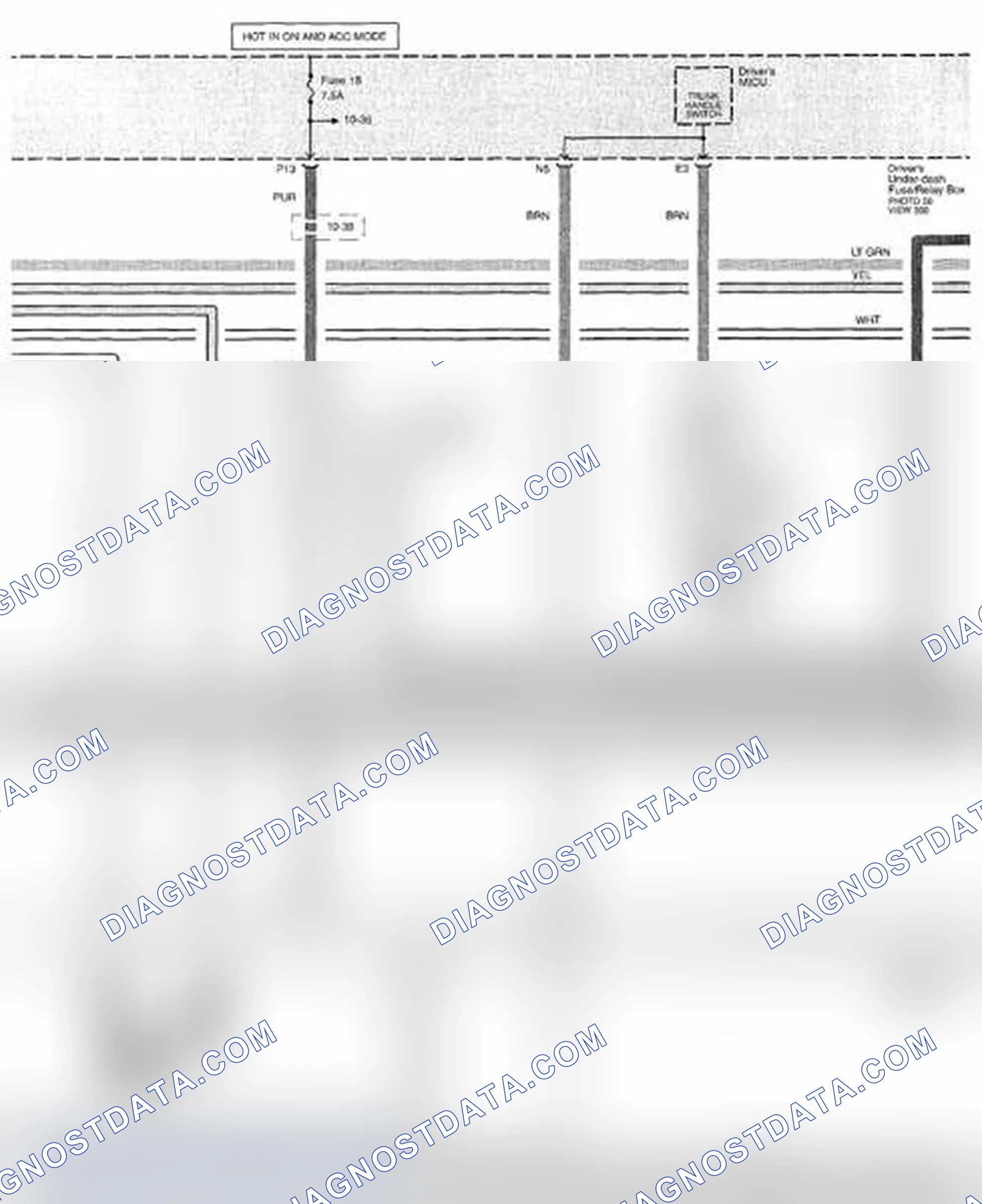 Scheme 386: Keyless Access System Circuit Diagram (Page 131-5)