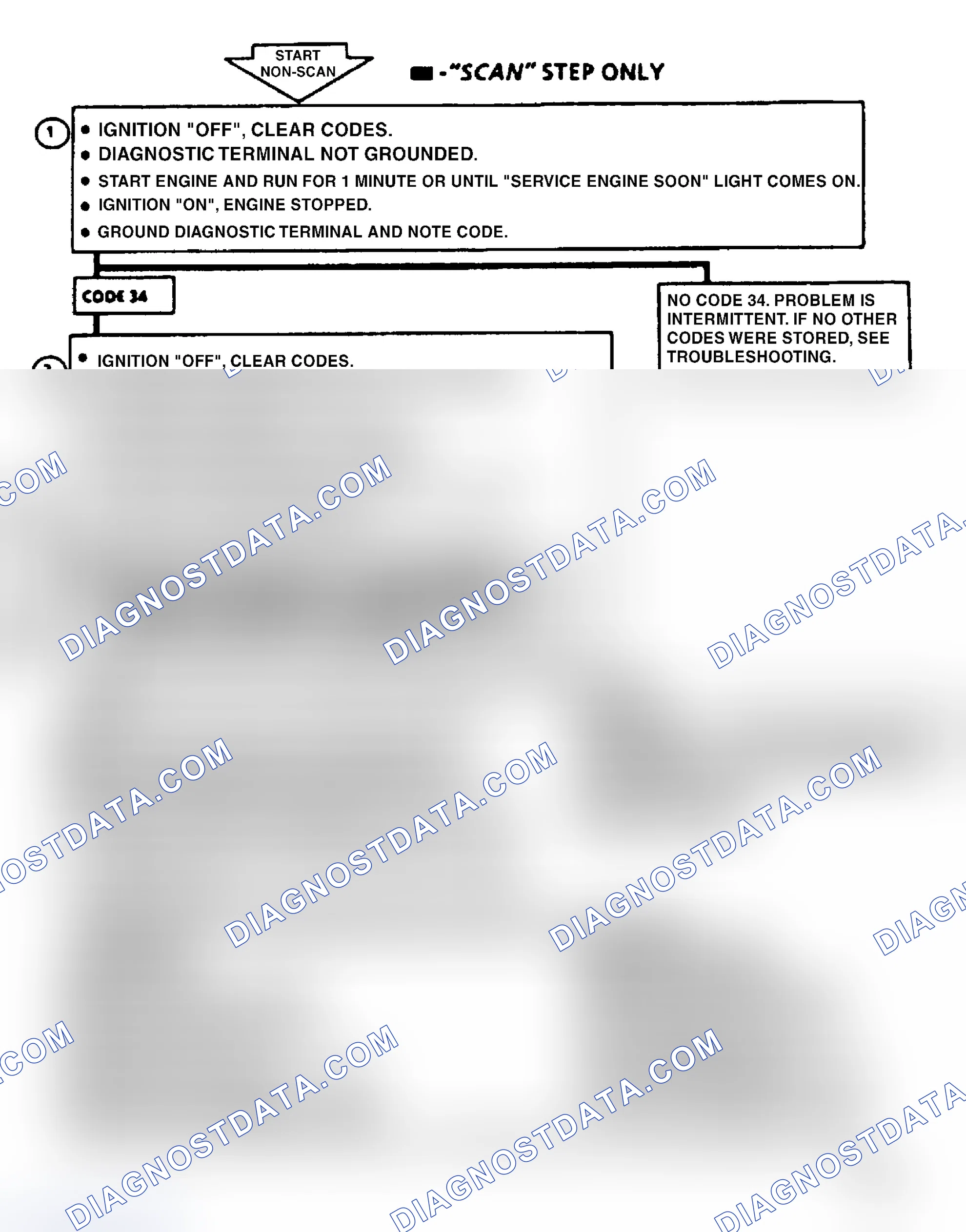 Scheme 168: Code 34, MAP Sensor (Signal Voltage Low)