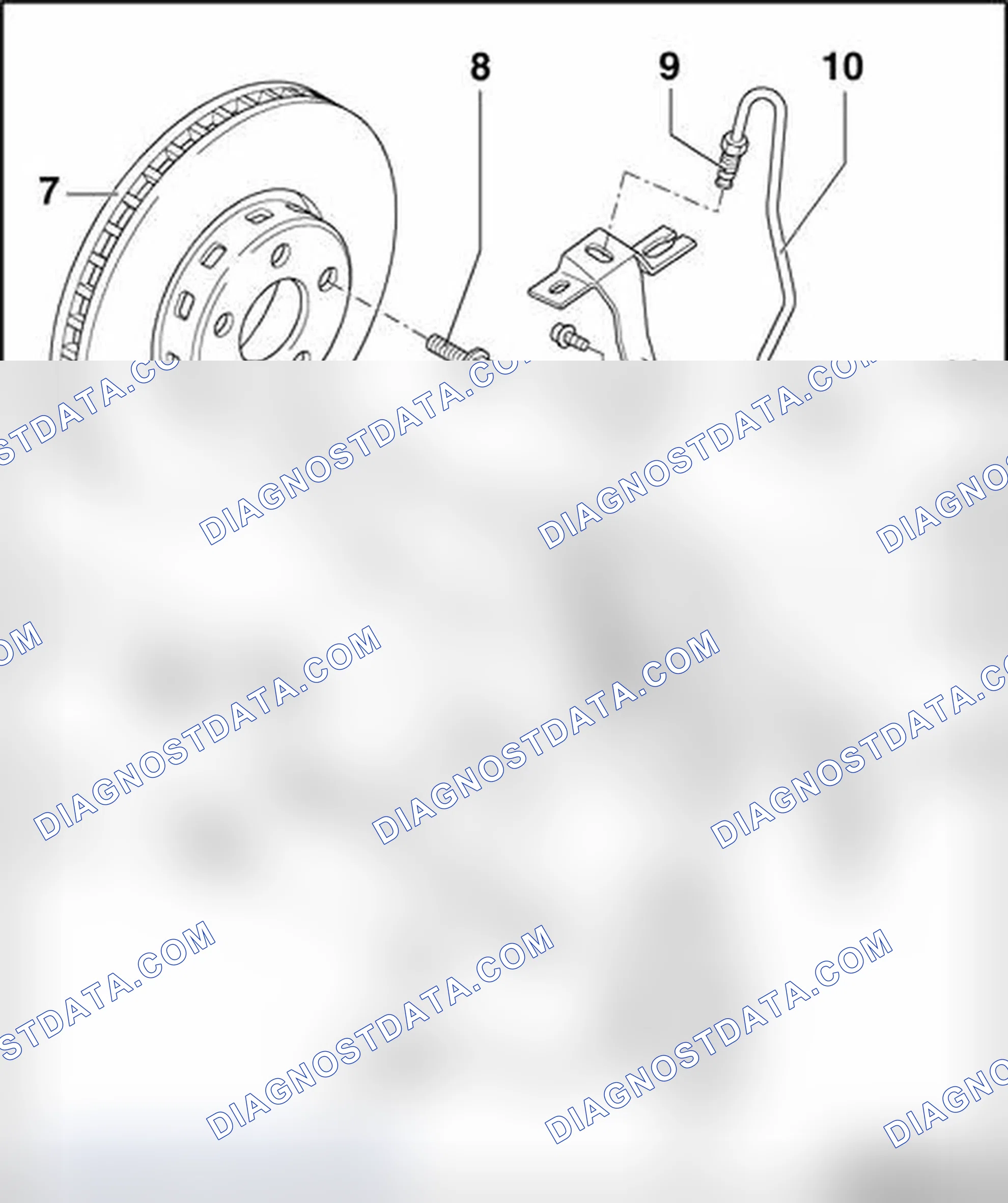Scheme 57: Front brakes, servicing